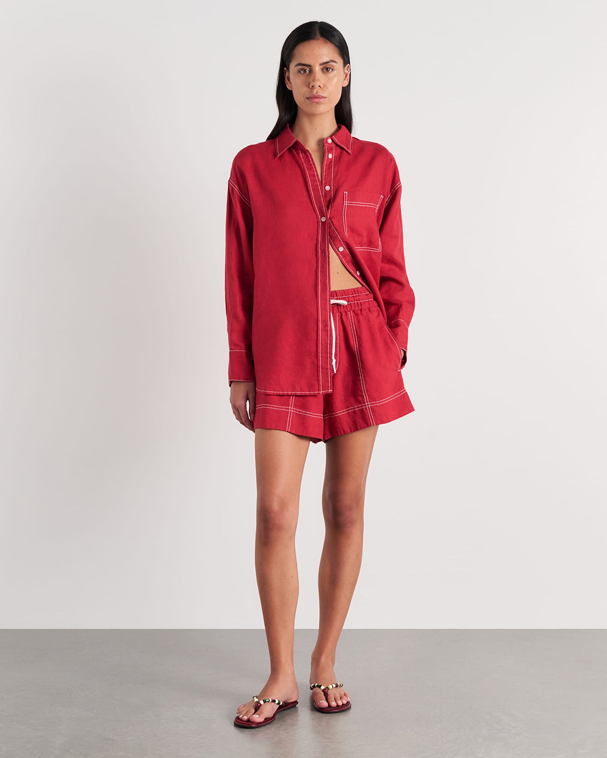 Gigi Linen Relaxed Shirt
