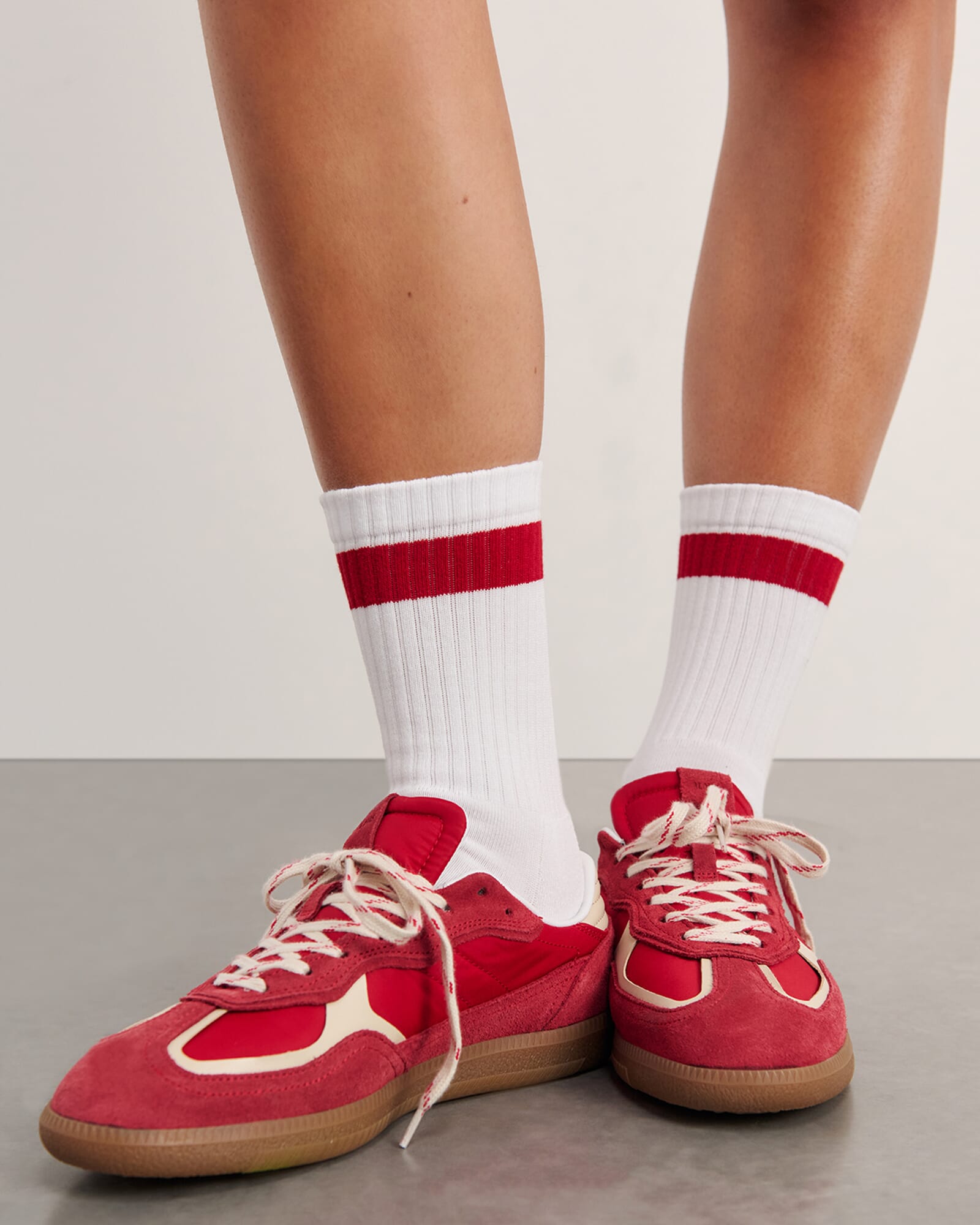 JAG jag embroidered sport sock whitered