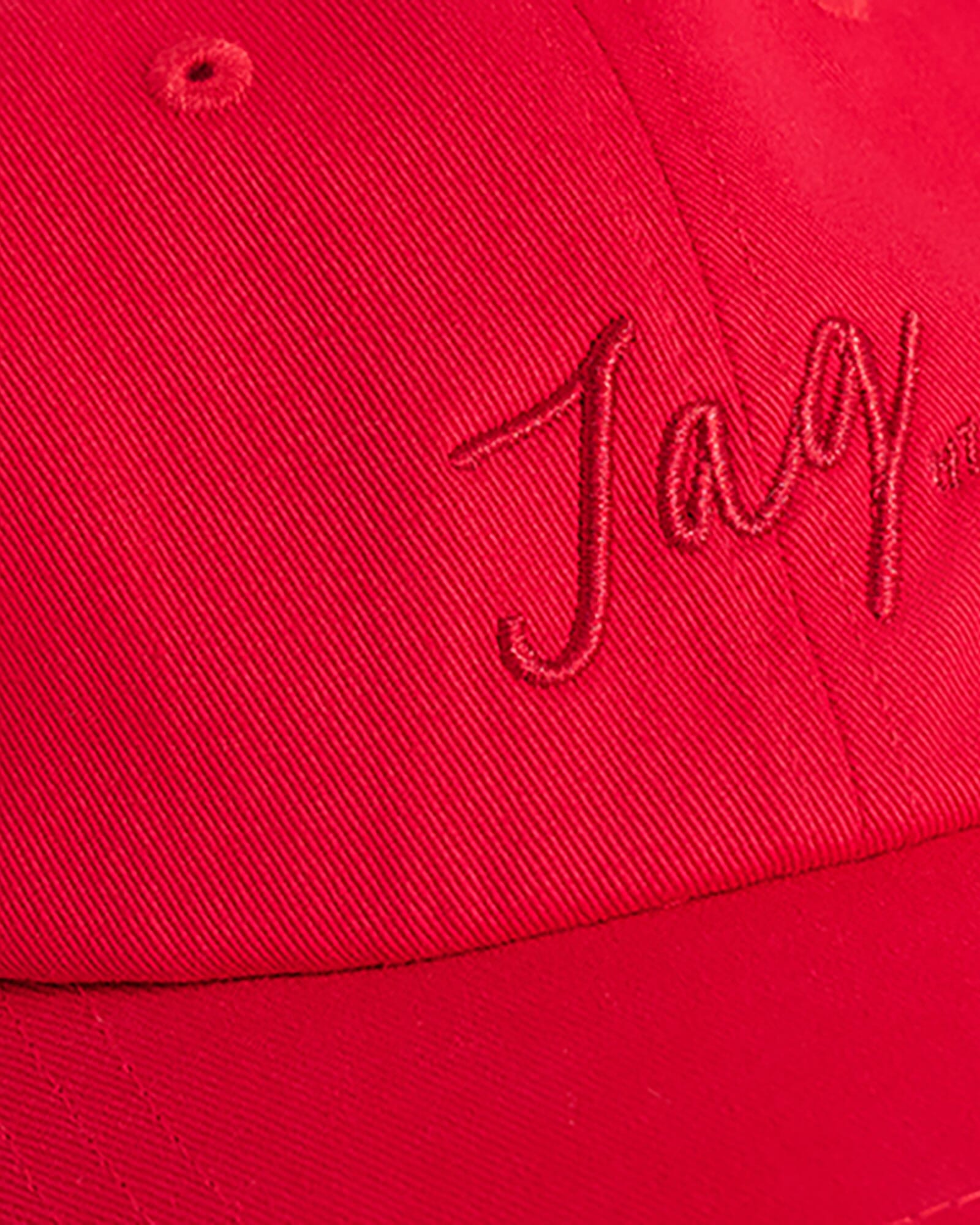 JAG embroidered logo cap red