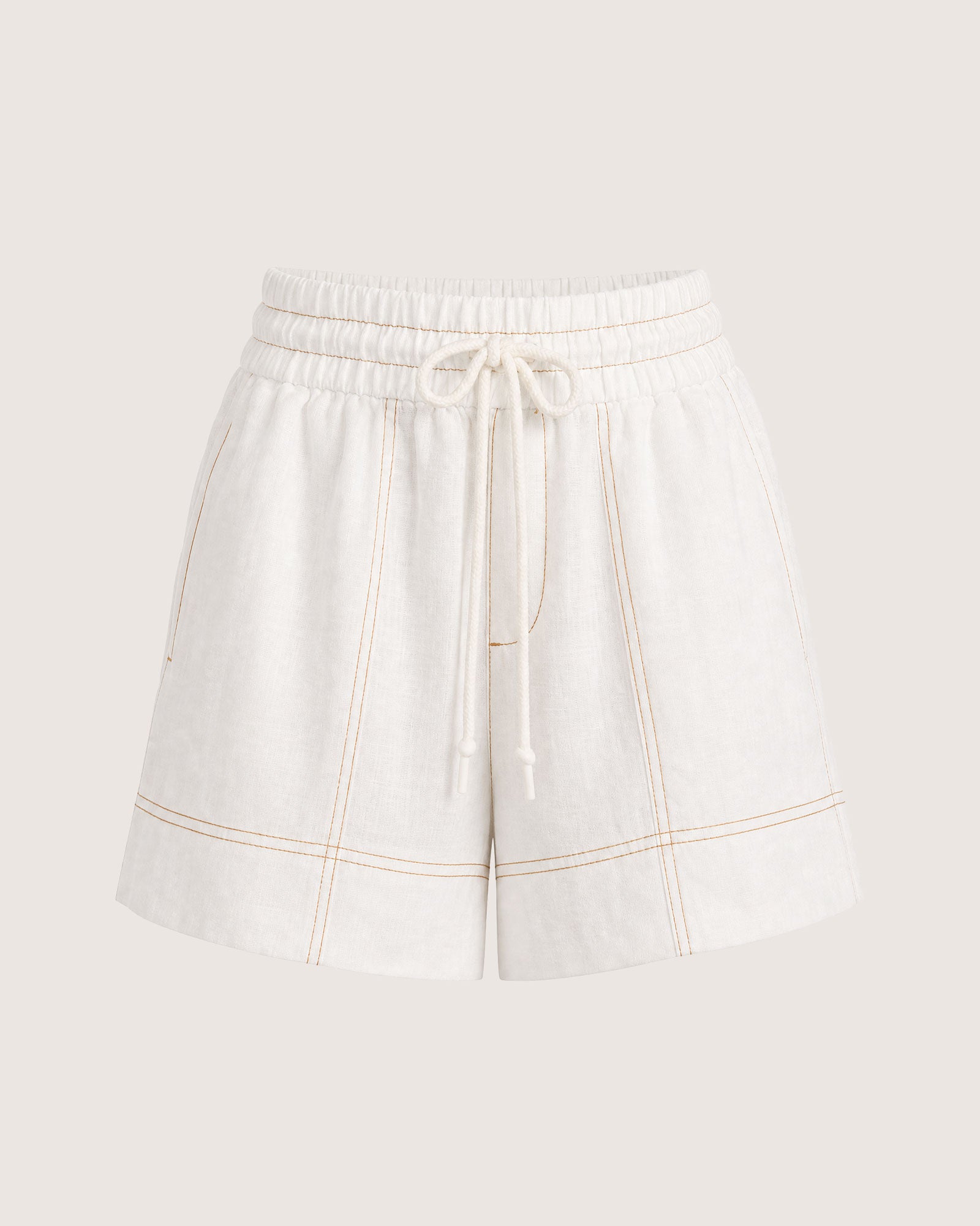 JAG gigi linen pull on short white