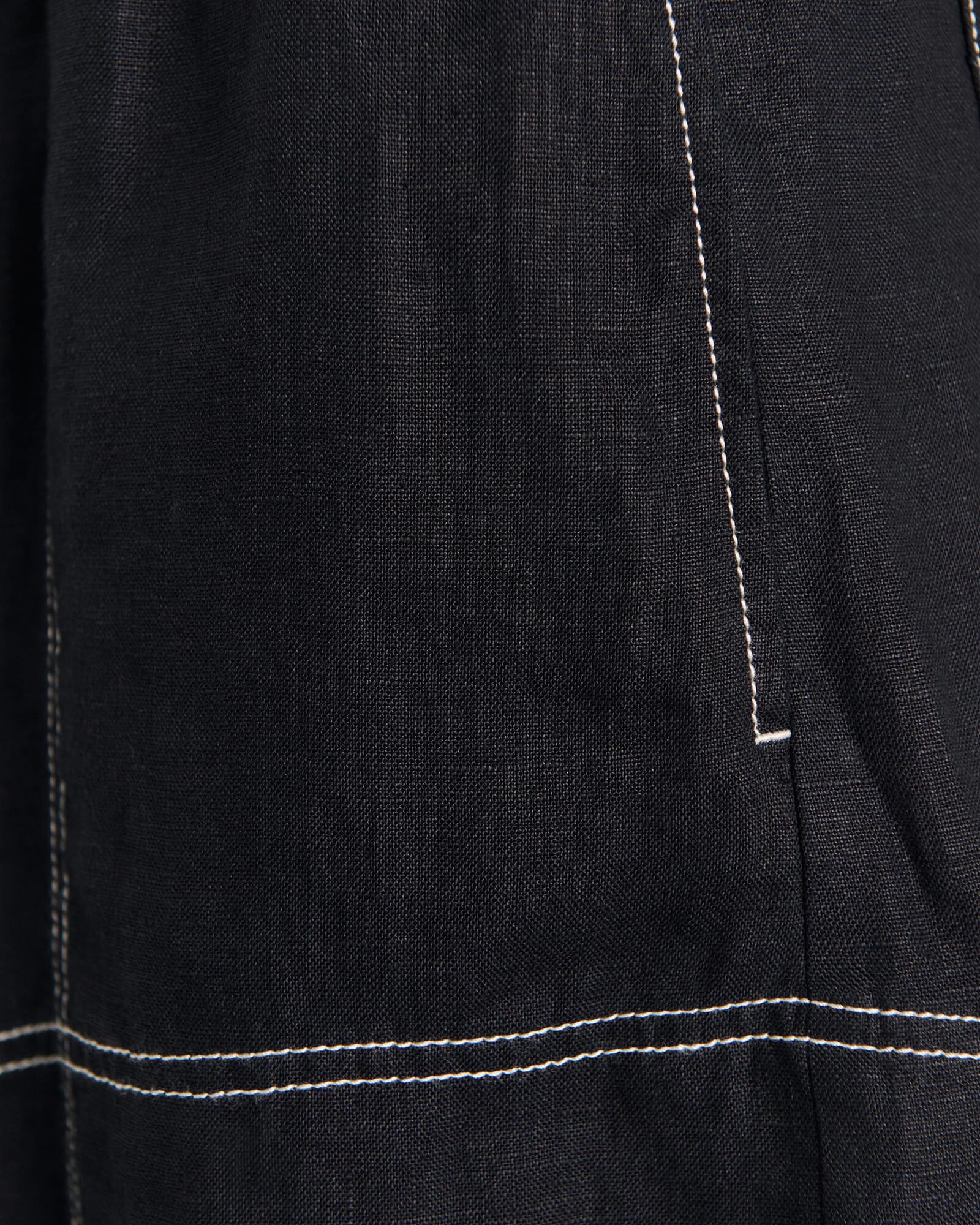JAG gigi linen pull on short black
