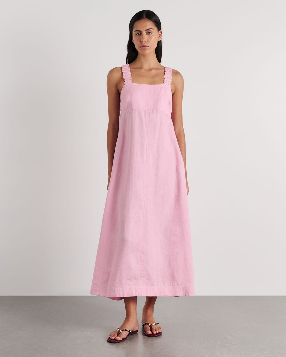 Kiki Elastic Strap Maxi Dress