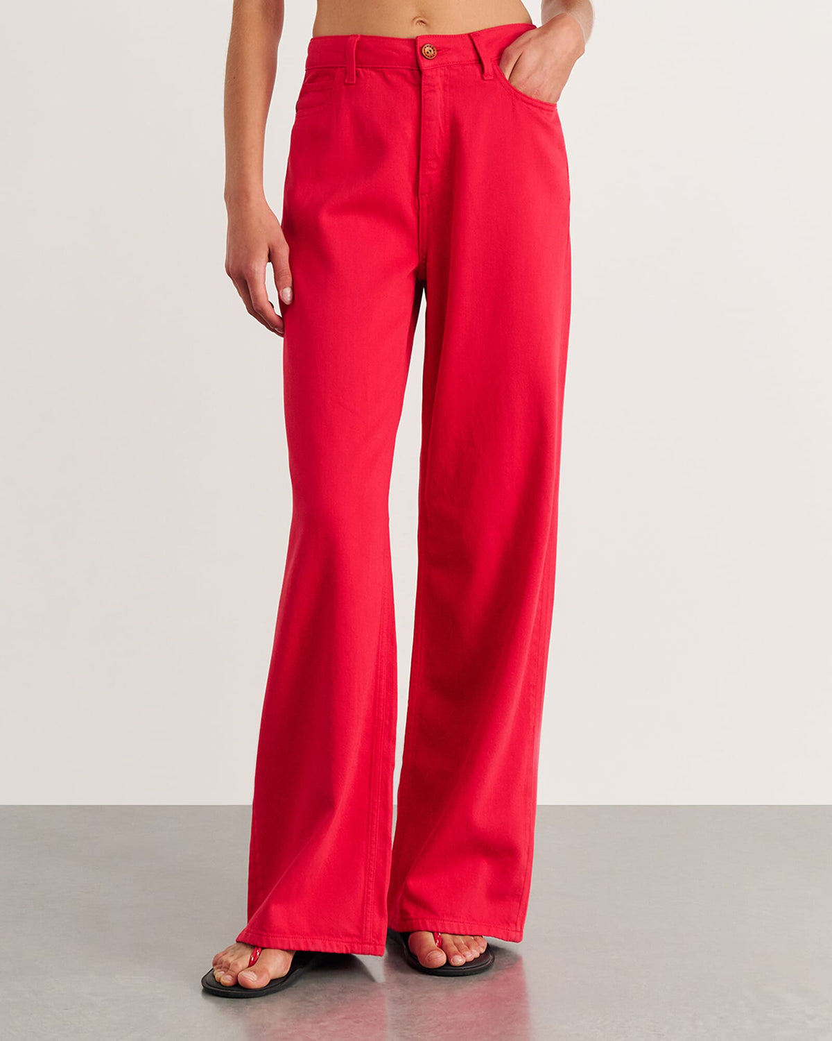 JAG nfw garment dye jean red