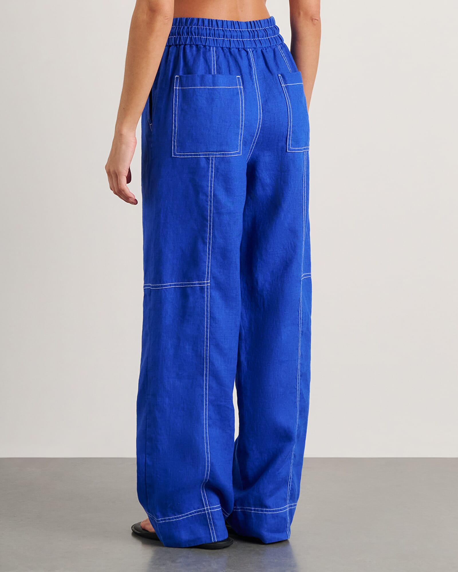 JAG gigi relaxed pant cobalt