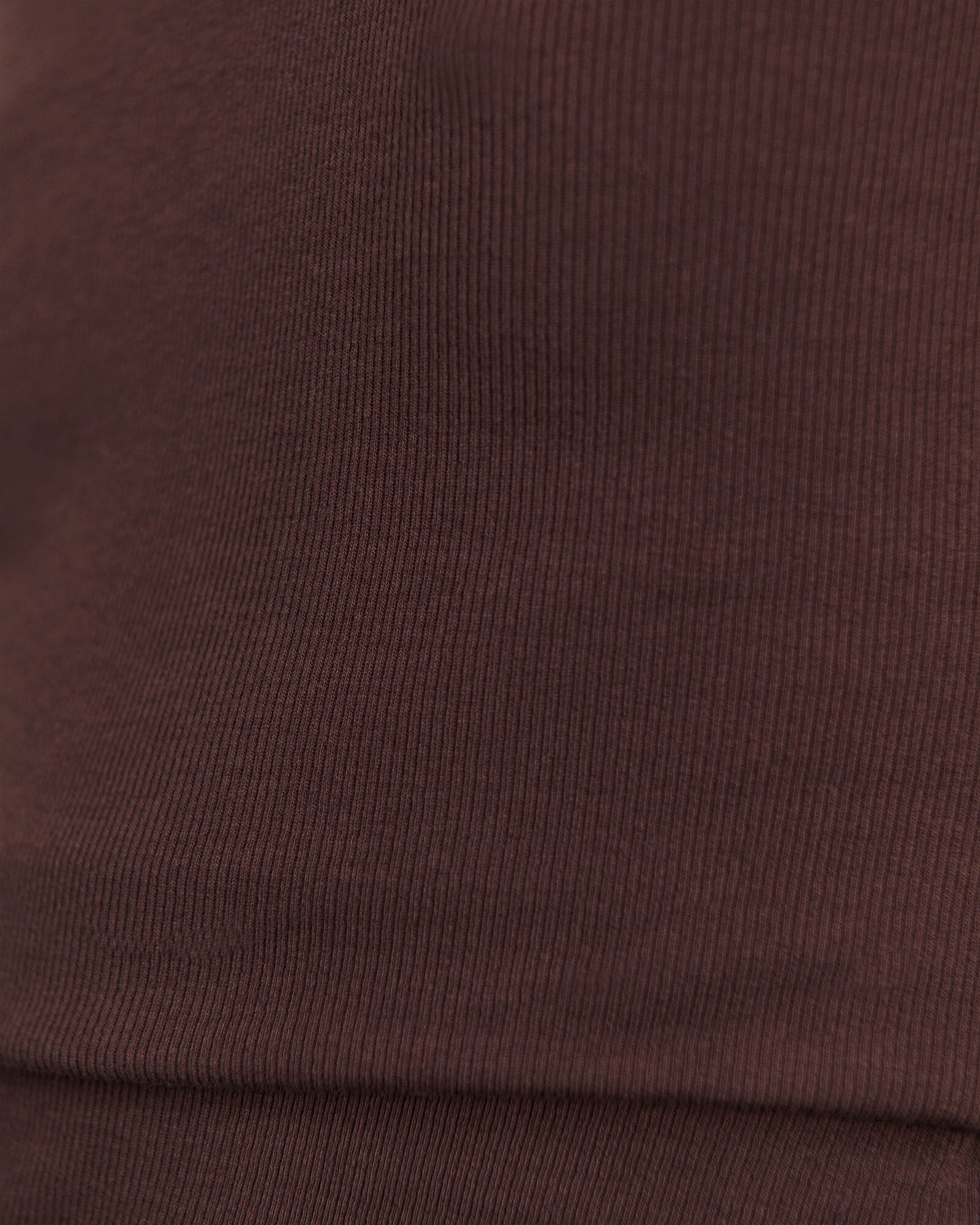JAG celina blanket stitch tank darkchocolate