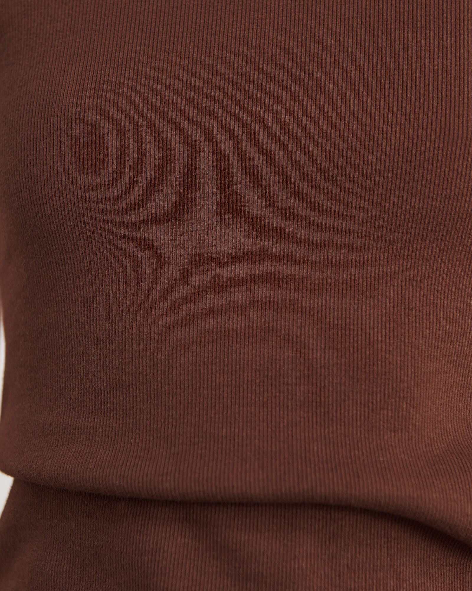JAG kate baby tee darkchocolate