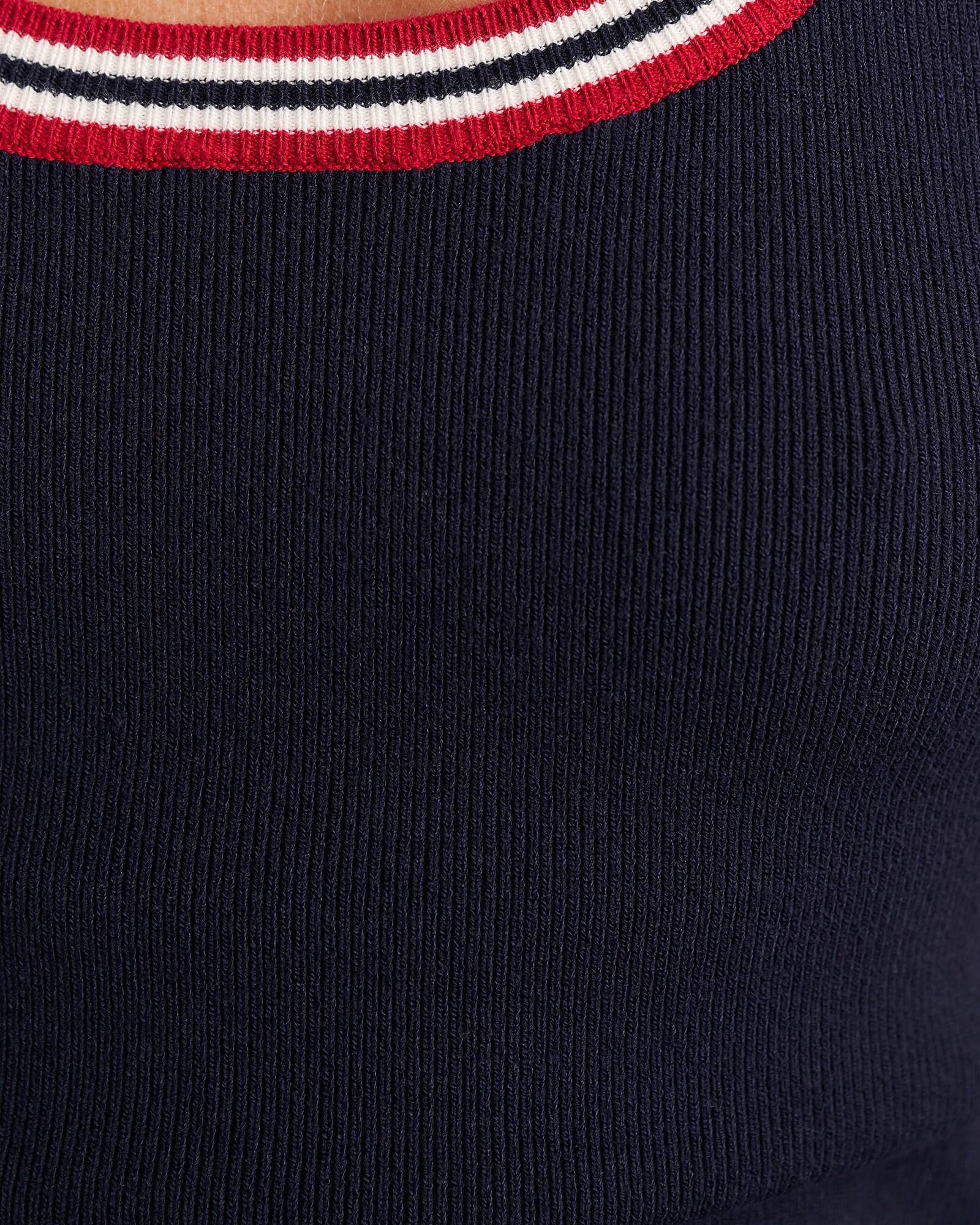 JAG lydia stripe knit tank ink