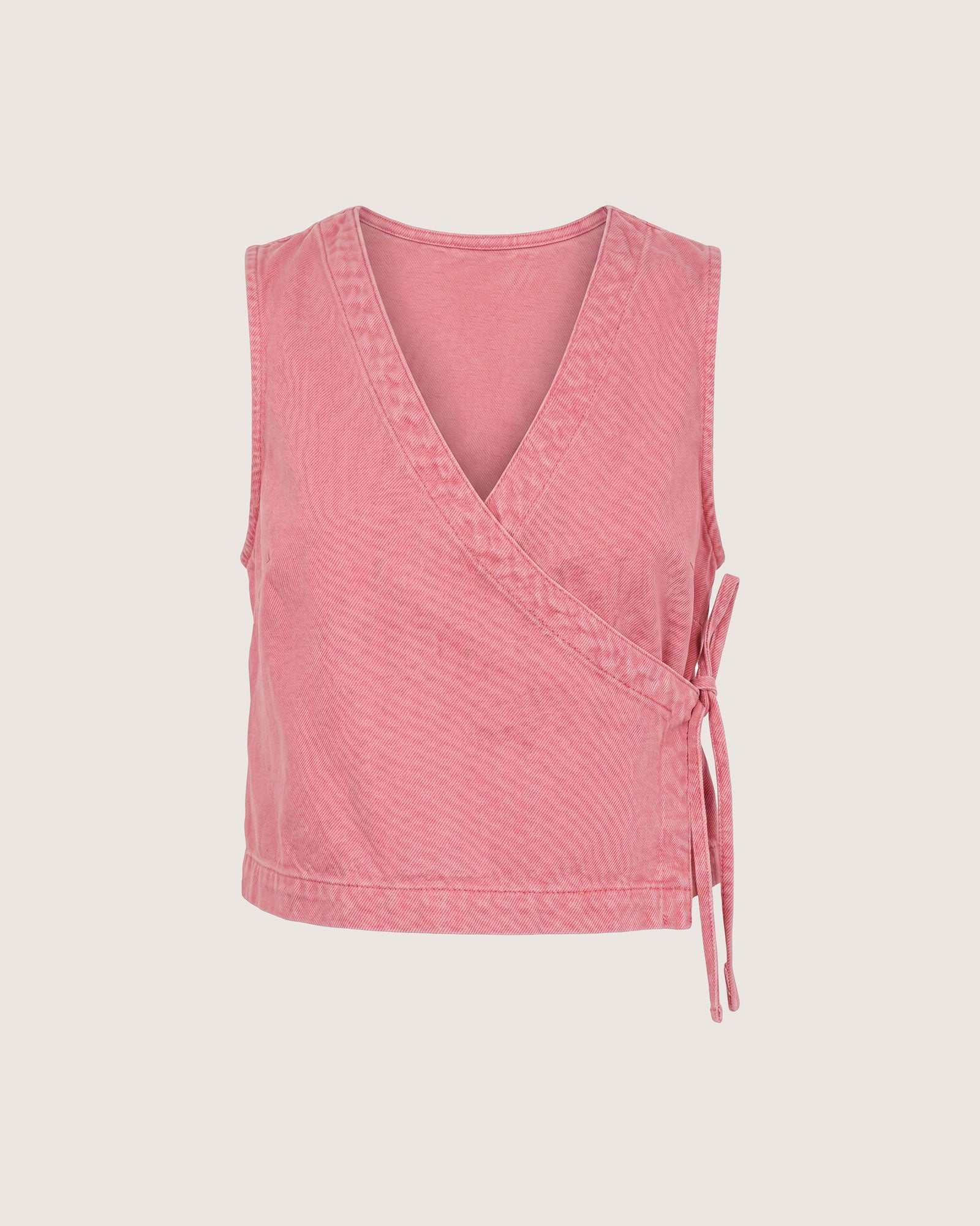 JAG loe wrap top tearose