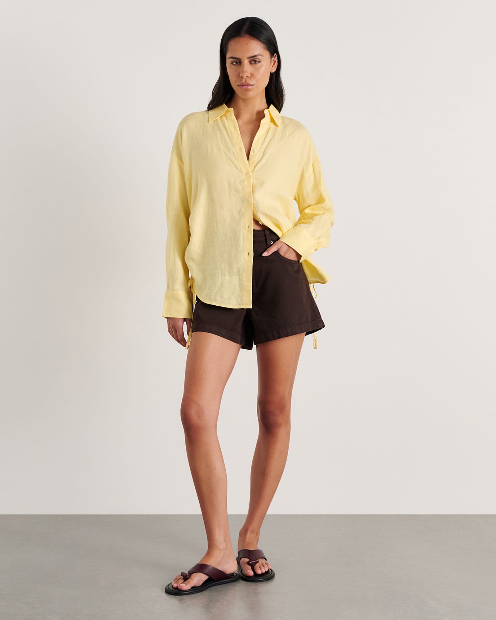 Zuri Side Tie Shirt