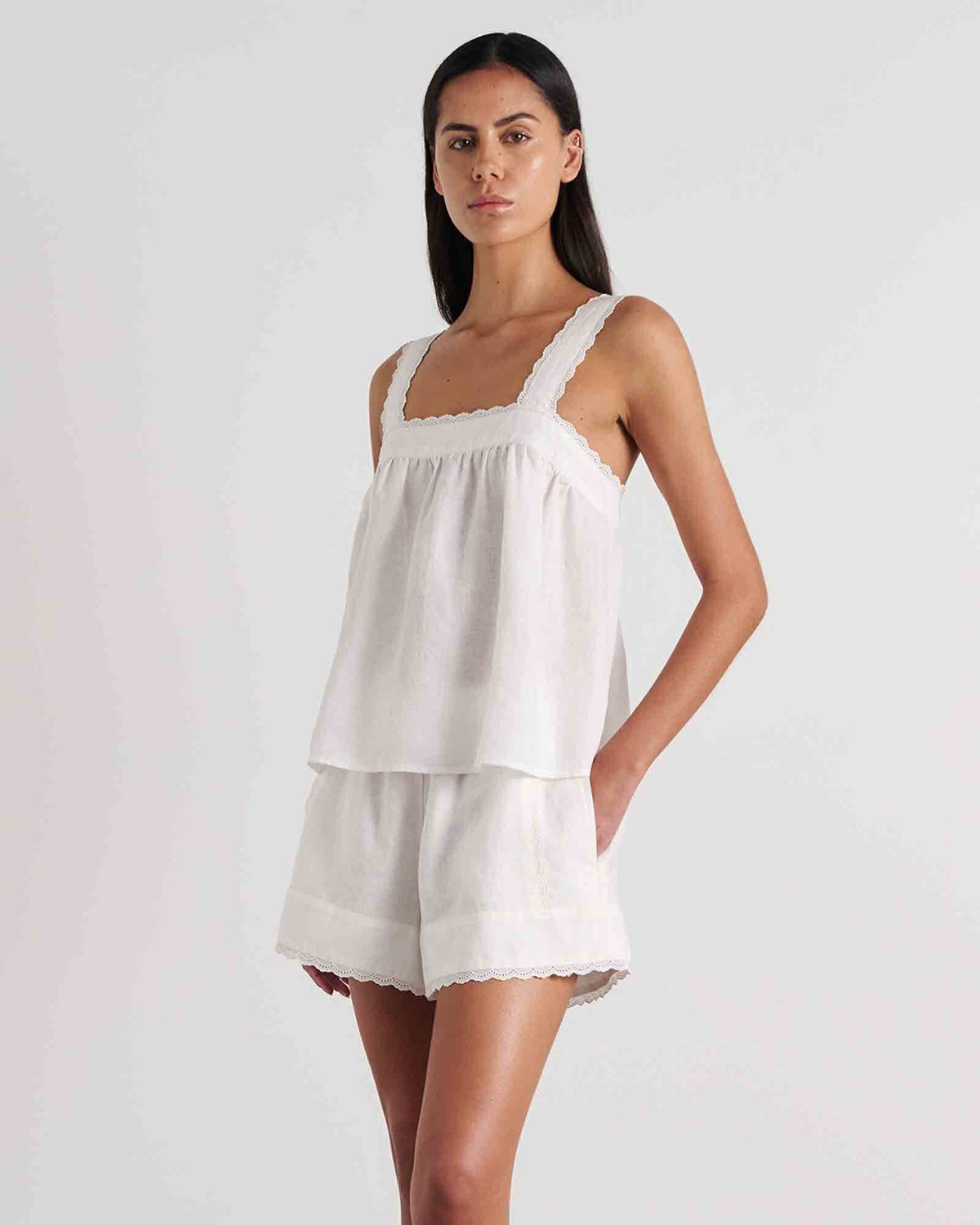 Olivia Linen Top