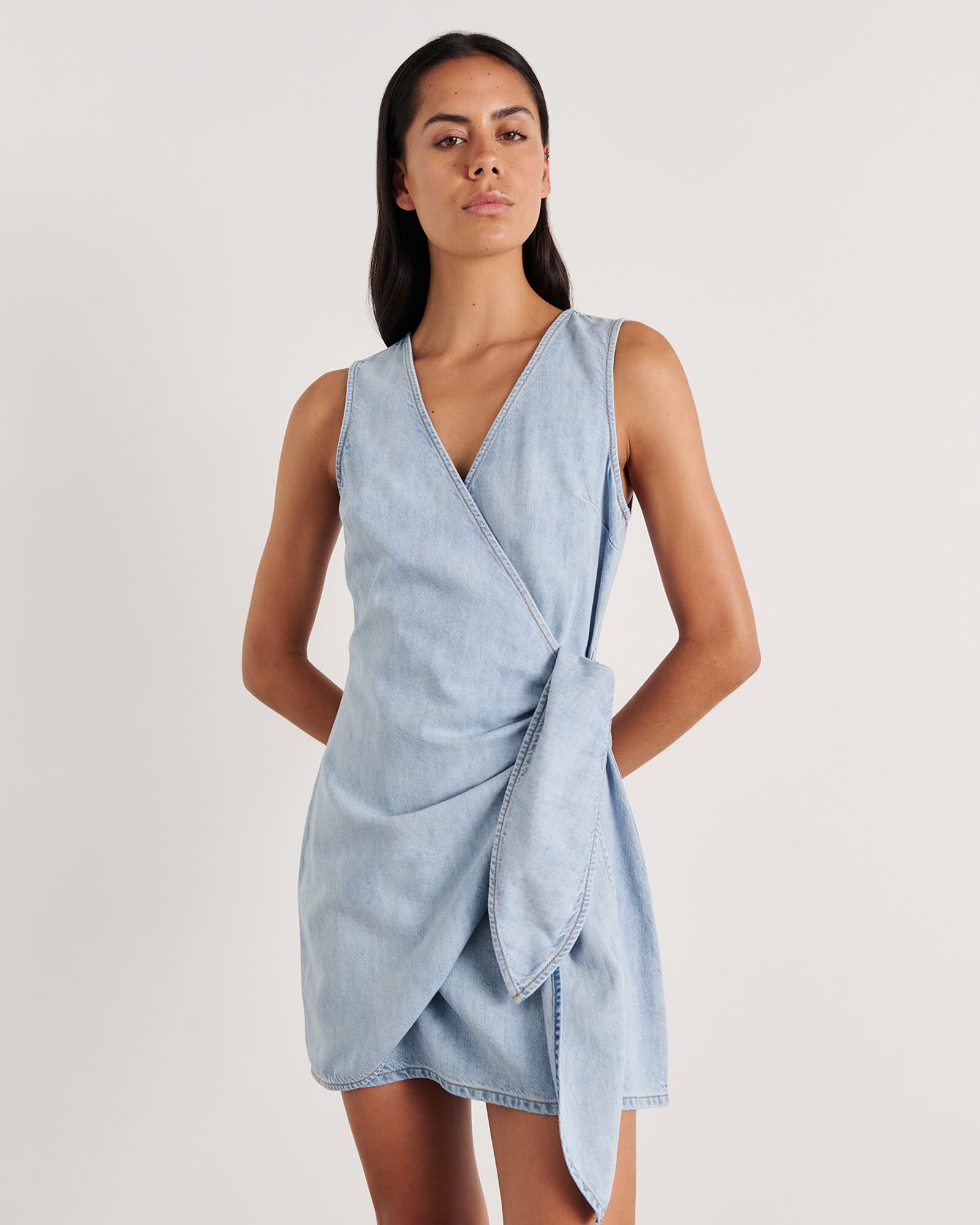 Loe Wrap Mini Dress