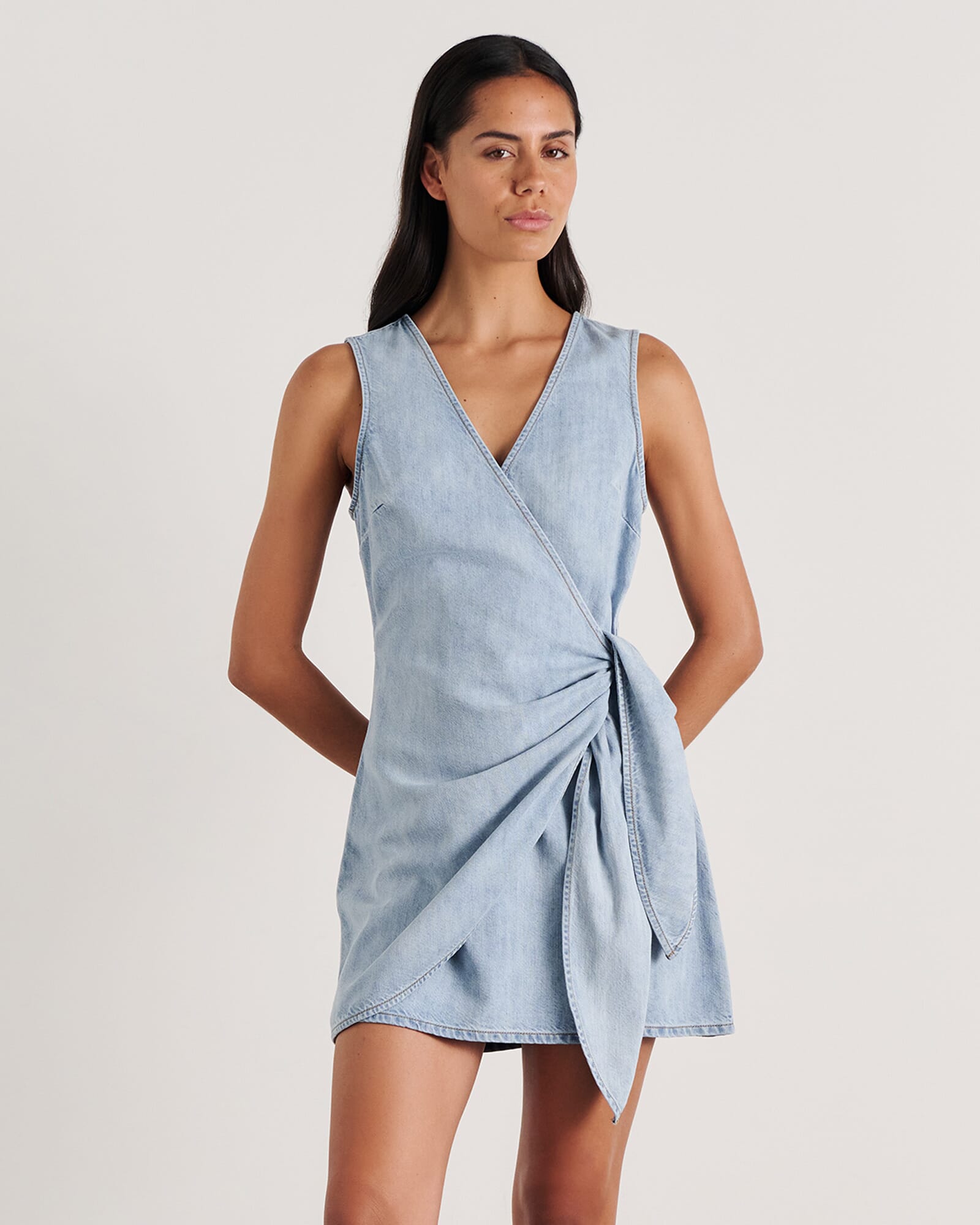 Loe Wrap Mini Dress