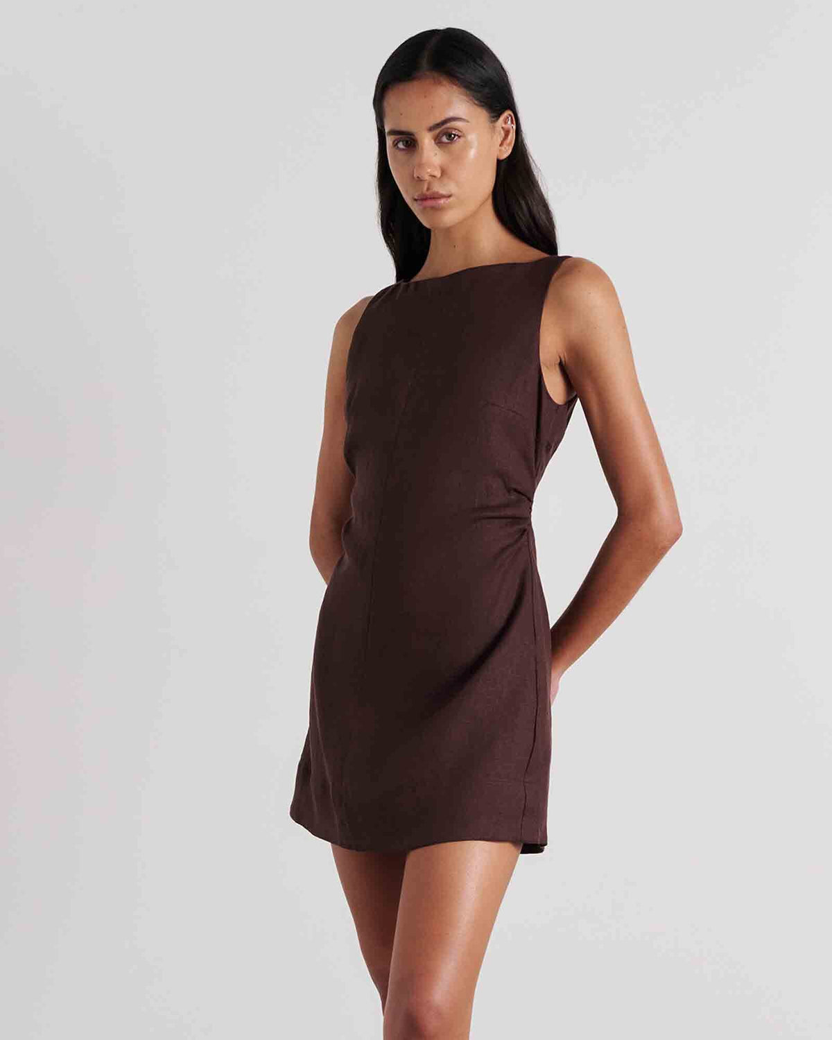 Bloom Linen Classic Dress