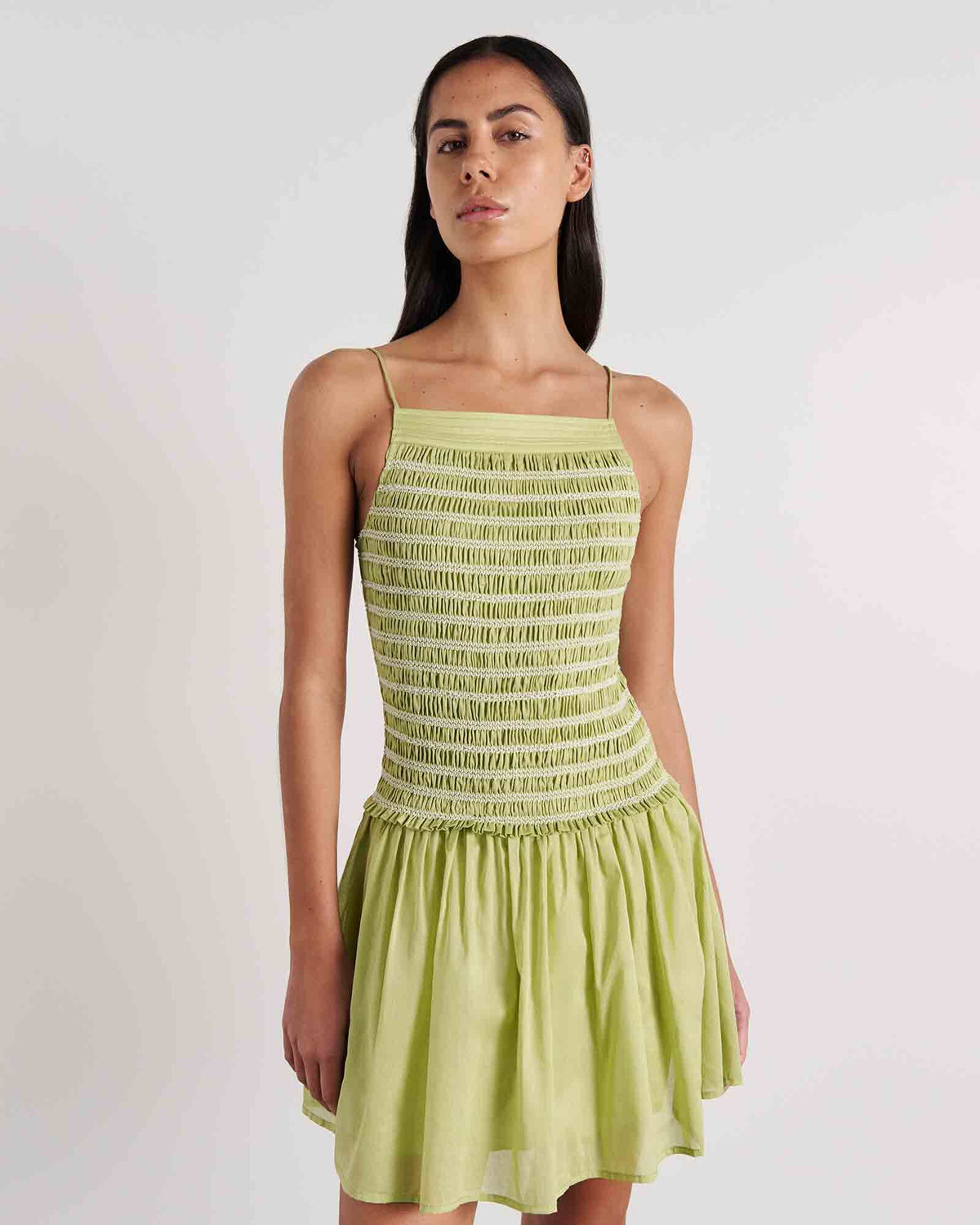 Marie Shirred Dress