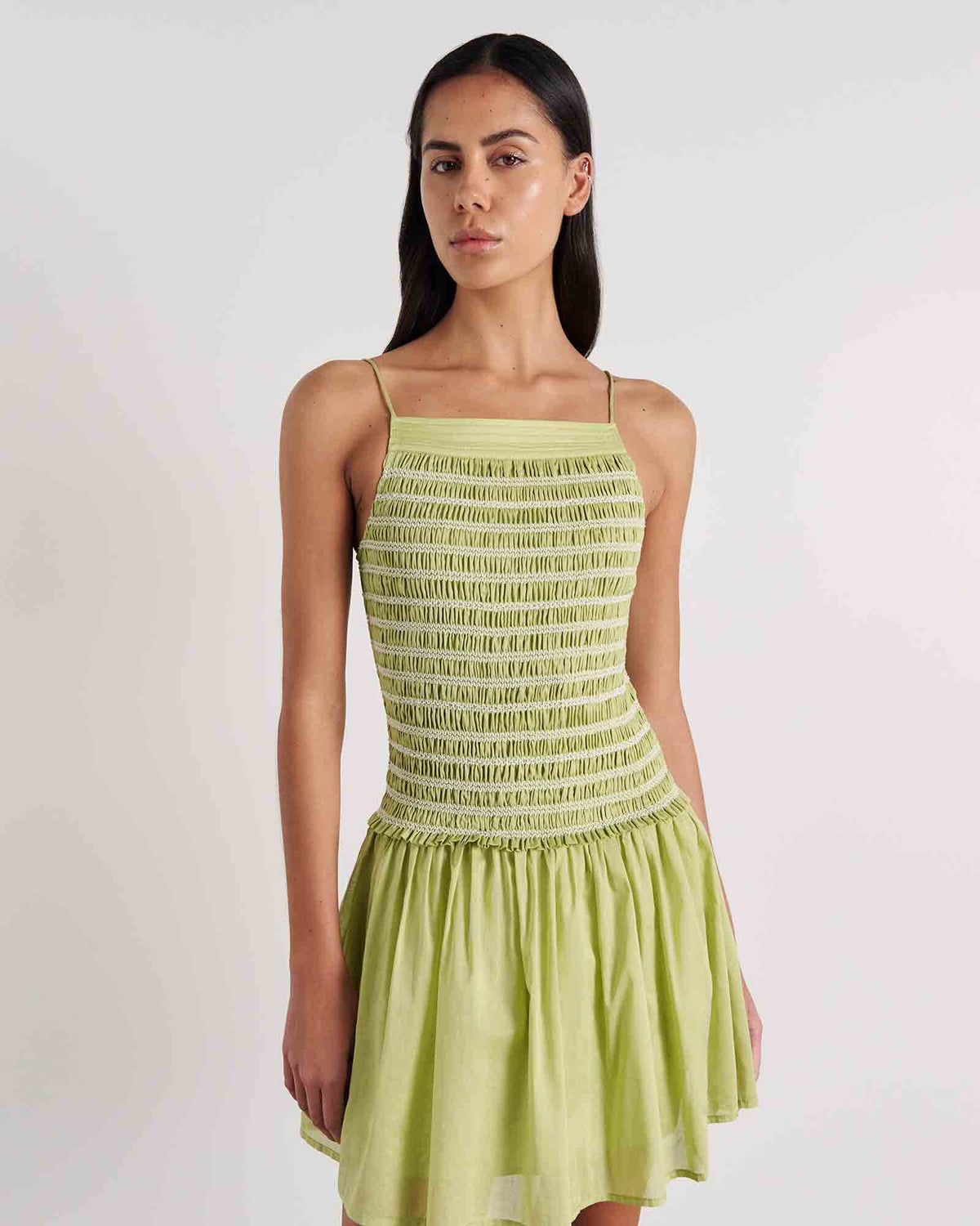 Marie Shirred Dress