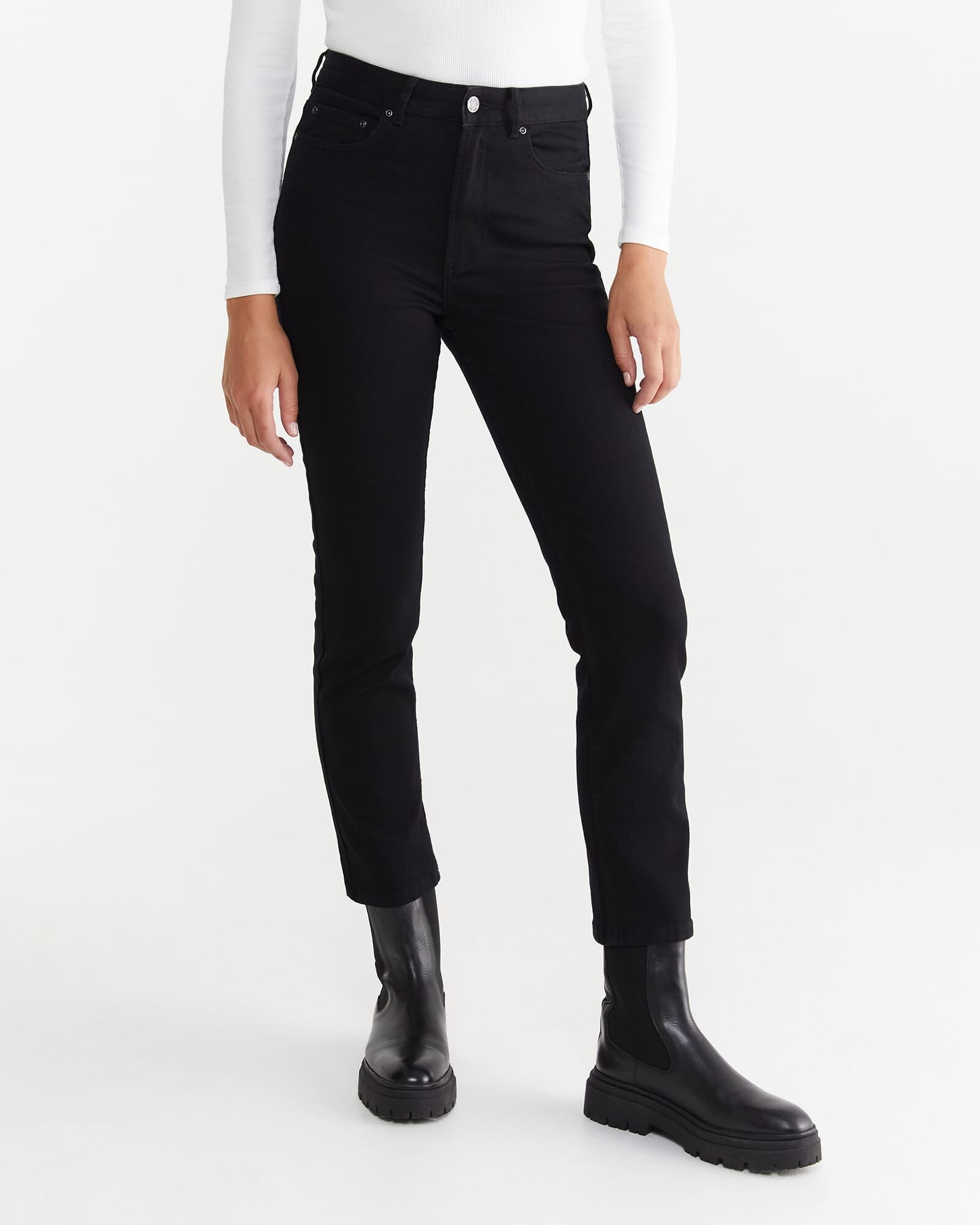 JAG bianca ankle grazer jeans black