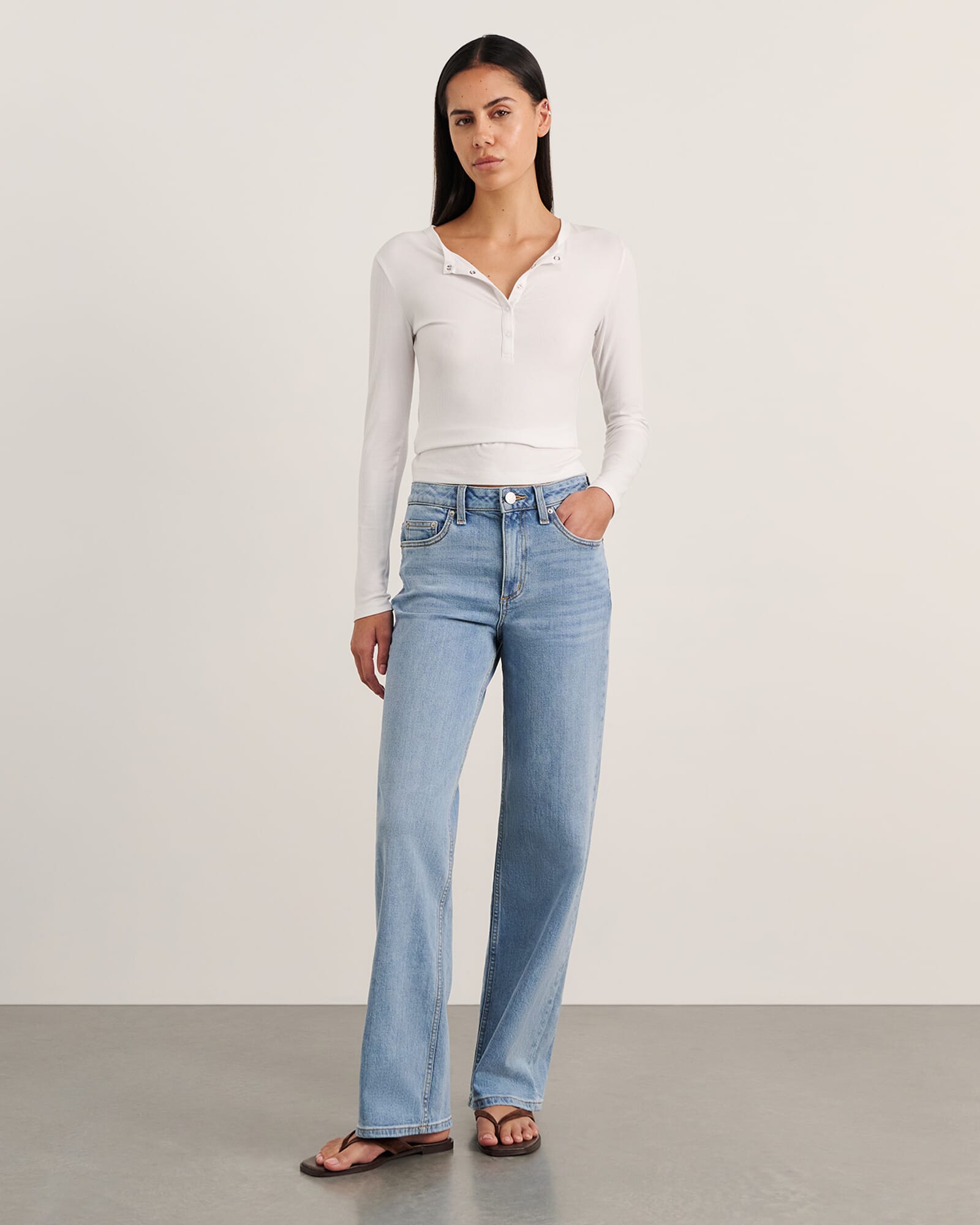 JAG billie wide leg jean lightwash