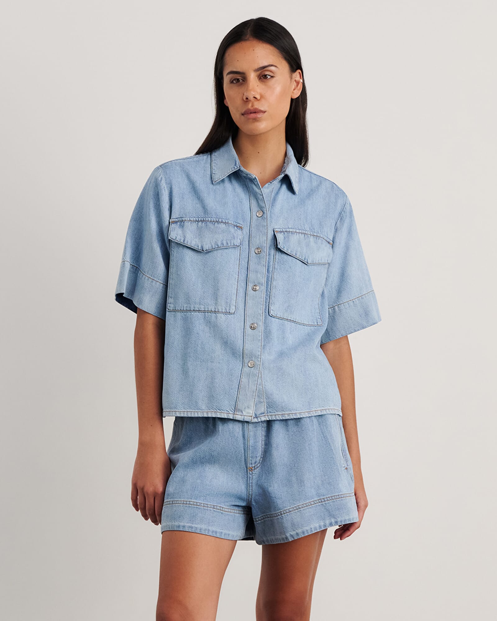 JAG loe denim shirt lightwash