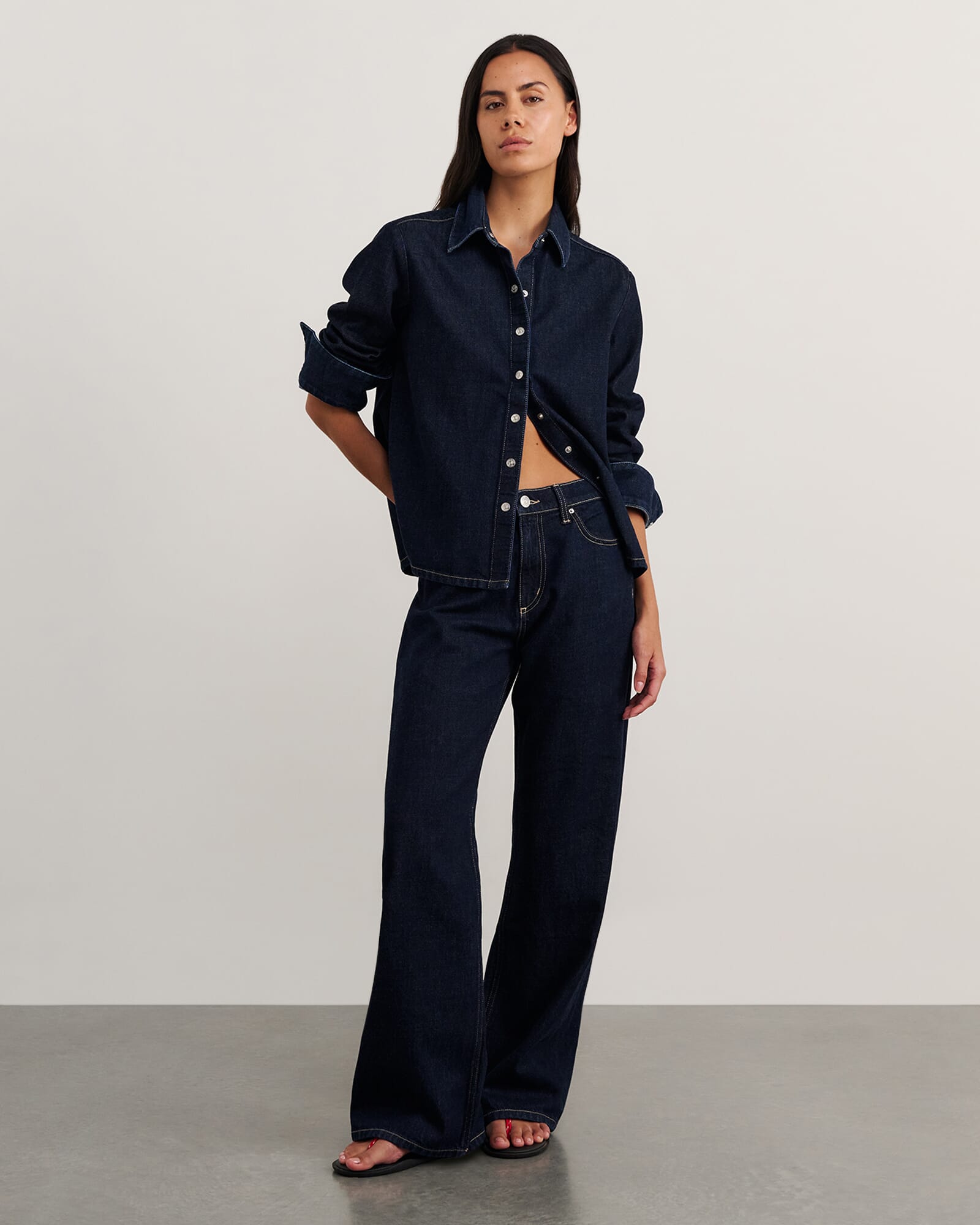JAG cora denim shirt rawwash