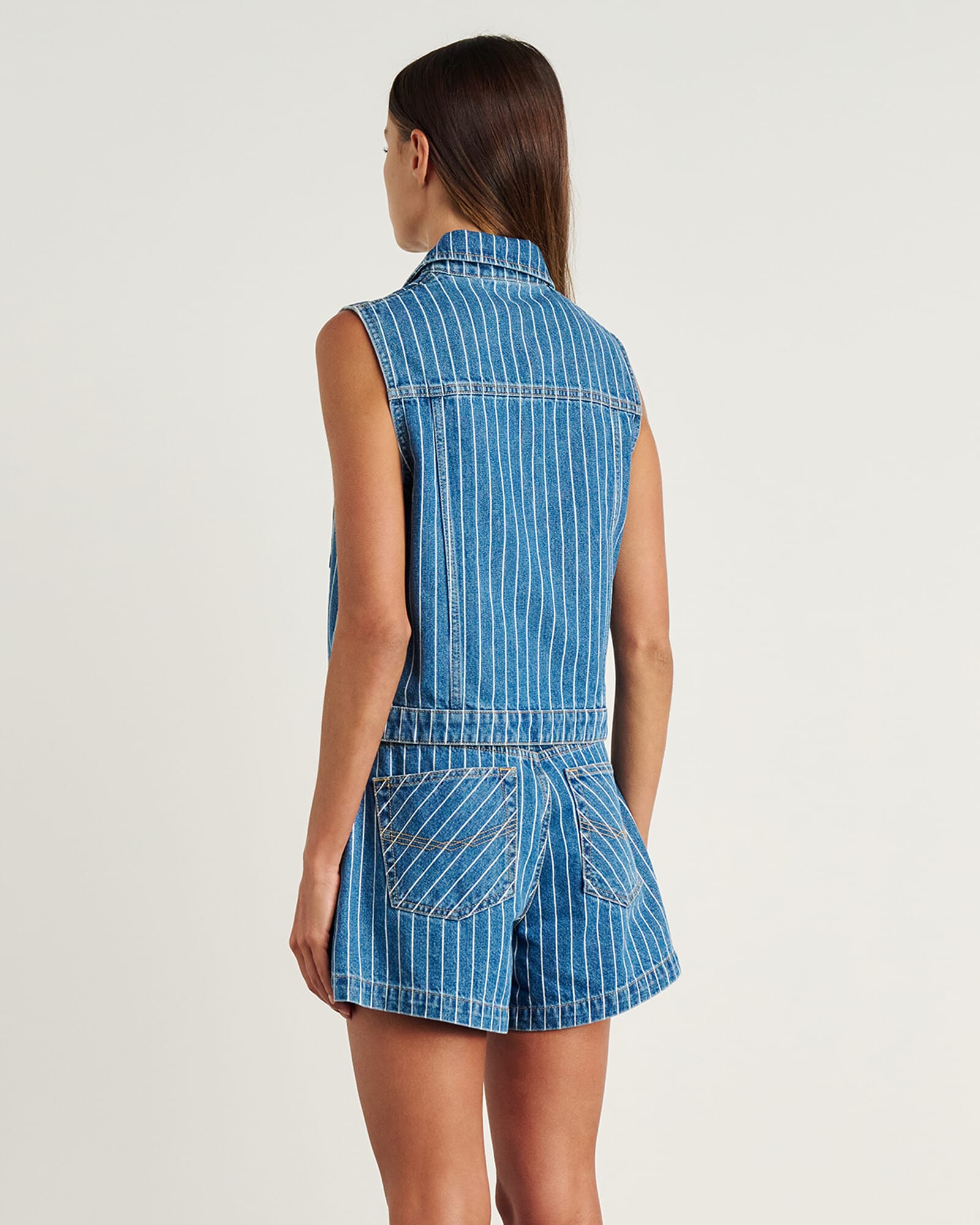 JAG carrie vest bluewhite