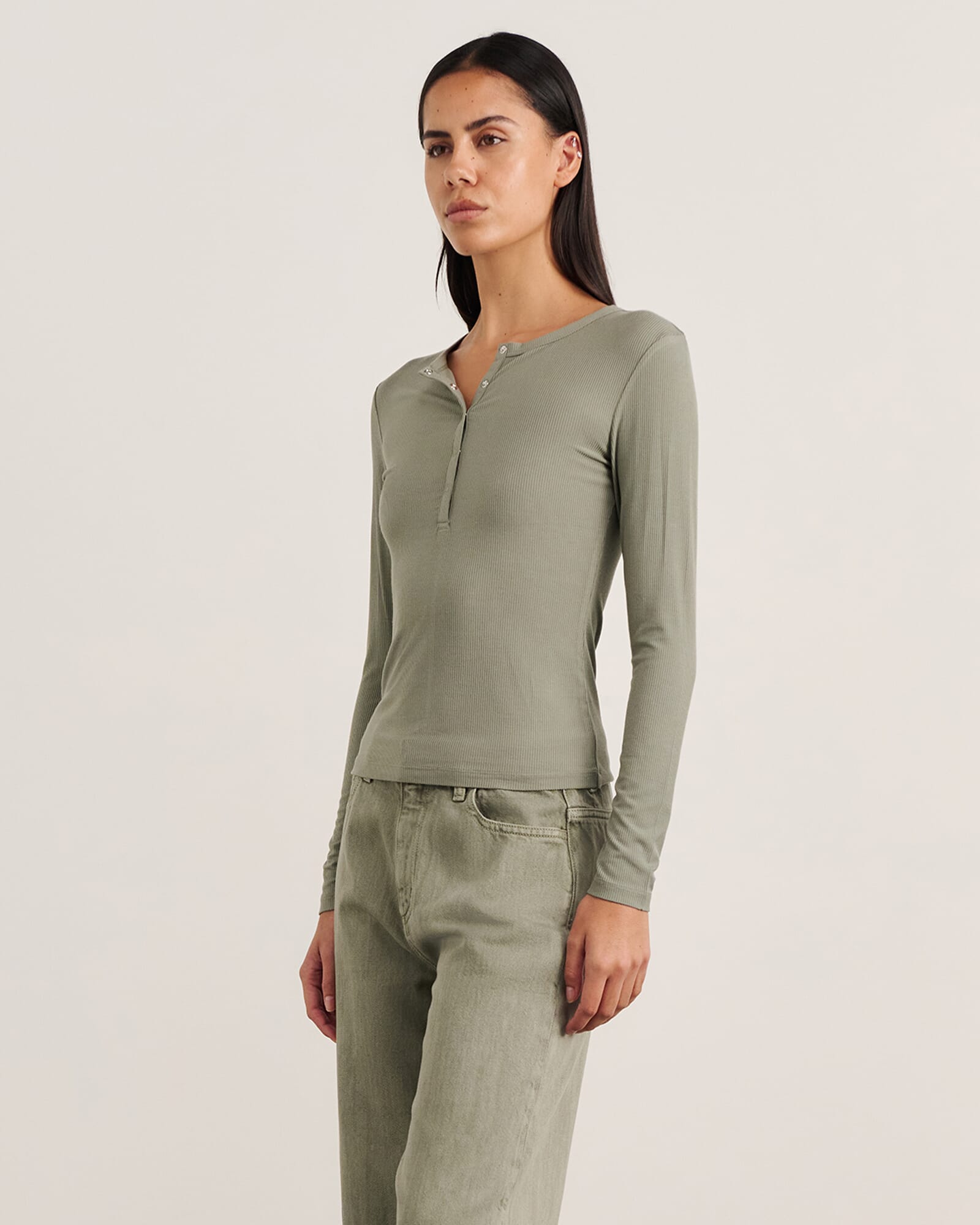JAG celina henley top sage