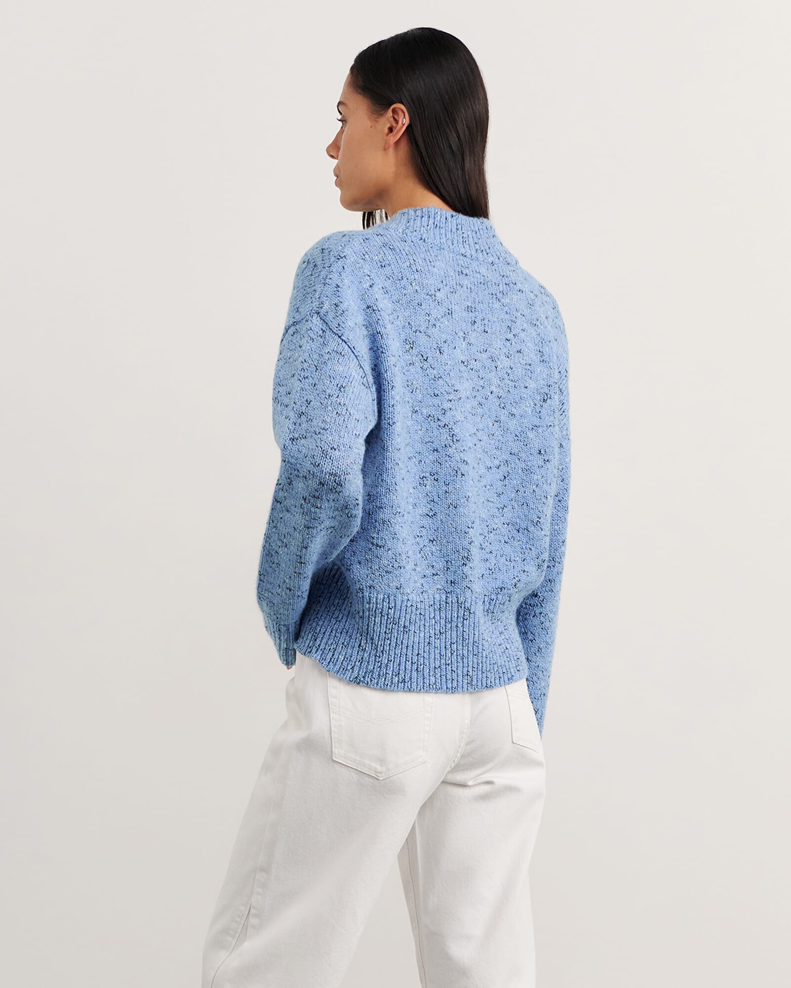JAG lou zip knit jacket bluemulti