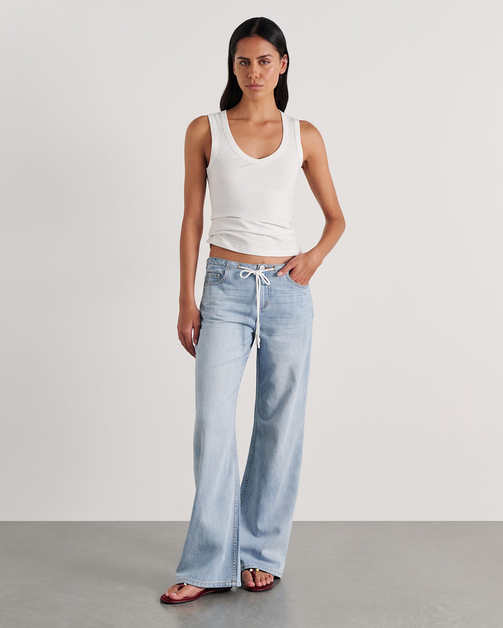 Loe Tie Waist Jean