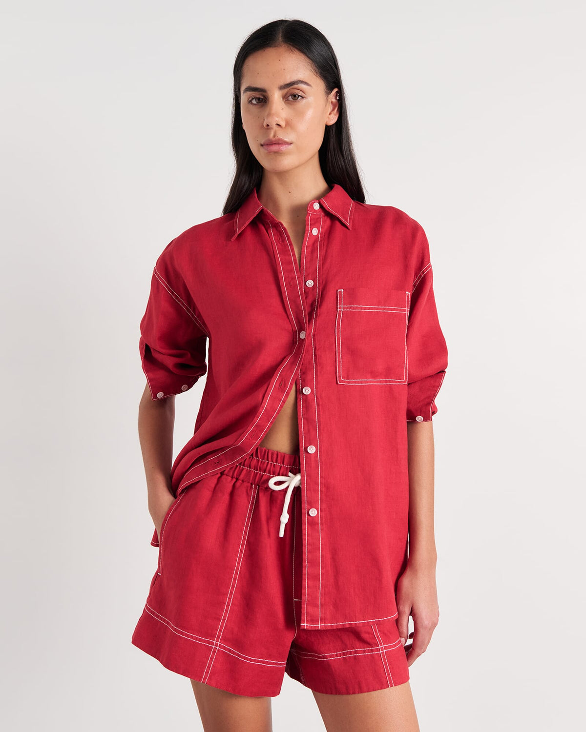 Gigi Linen Relaxed Shirt