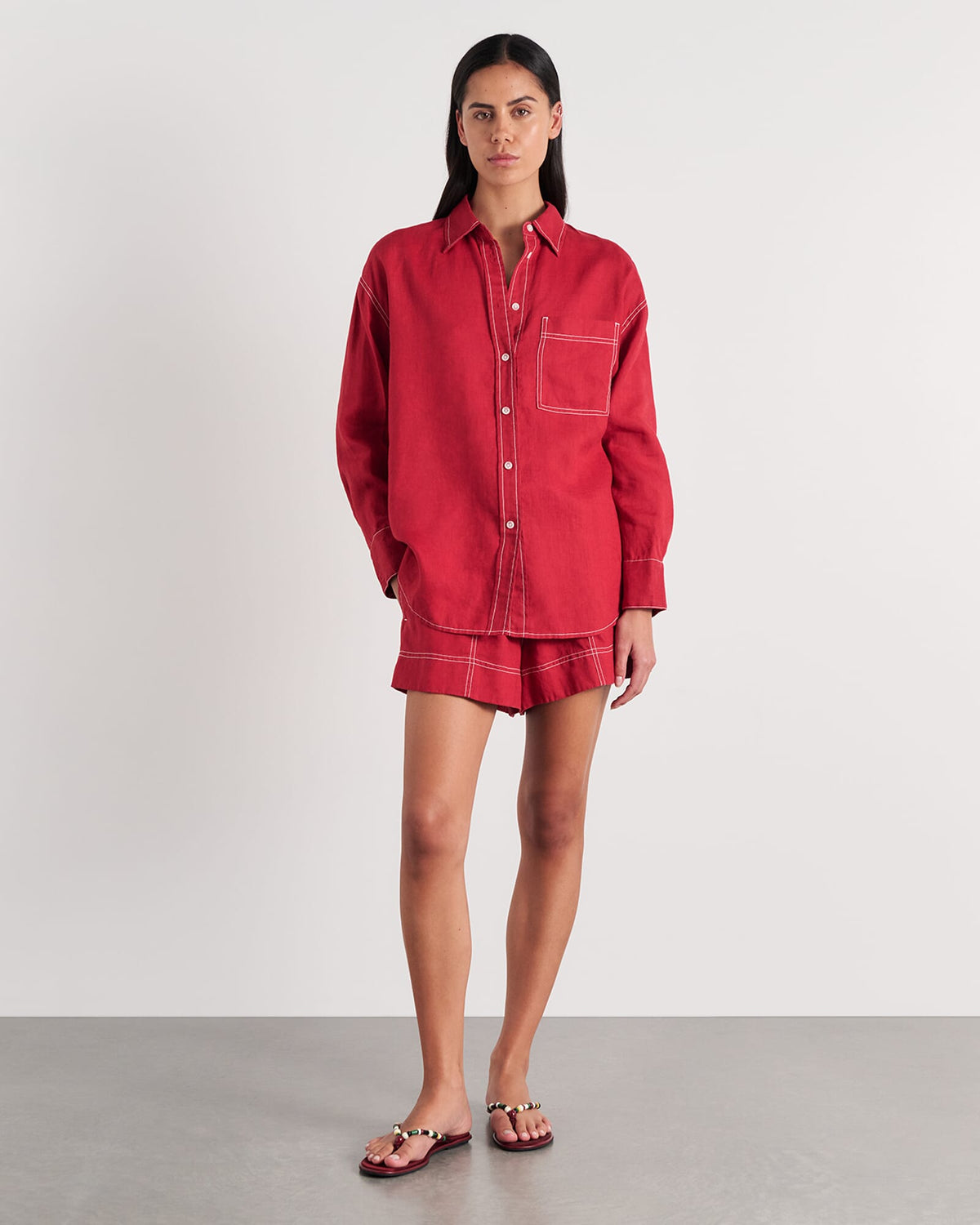 Gigi Linen Relaxed Shirt