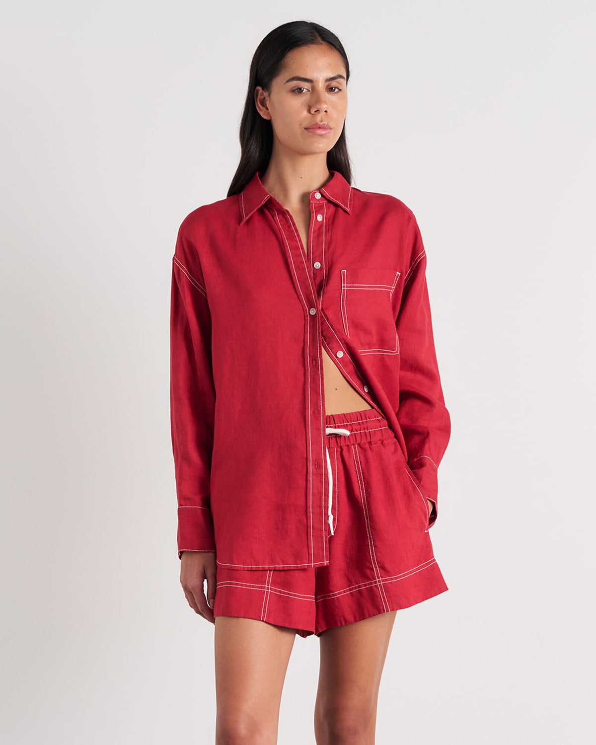 Gigi Linen Relaxed Shirt
