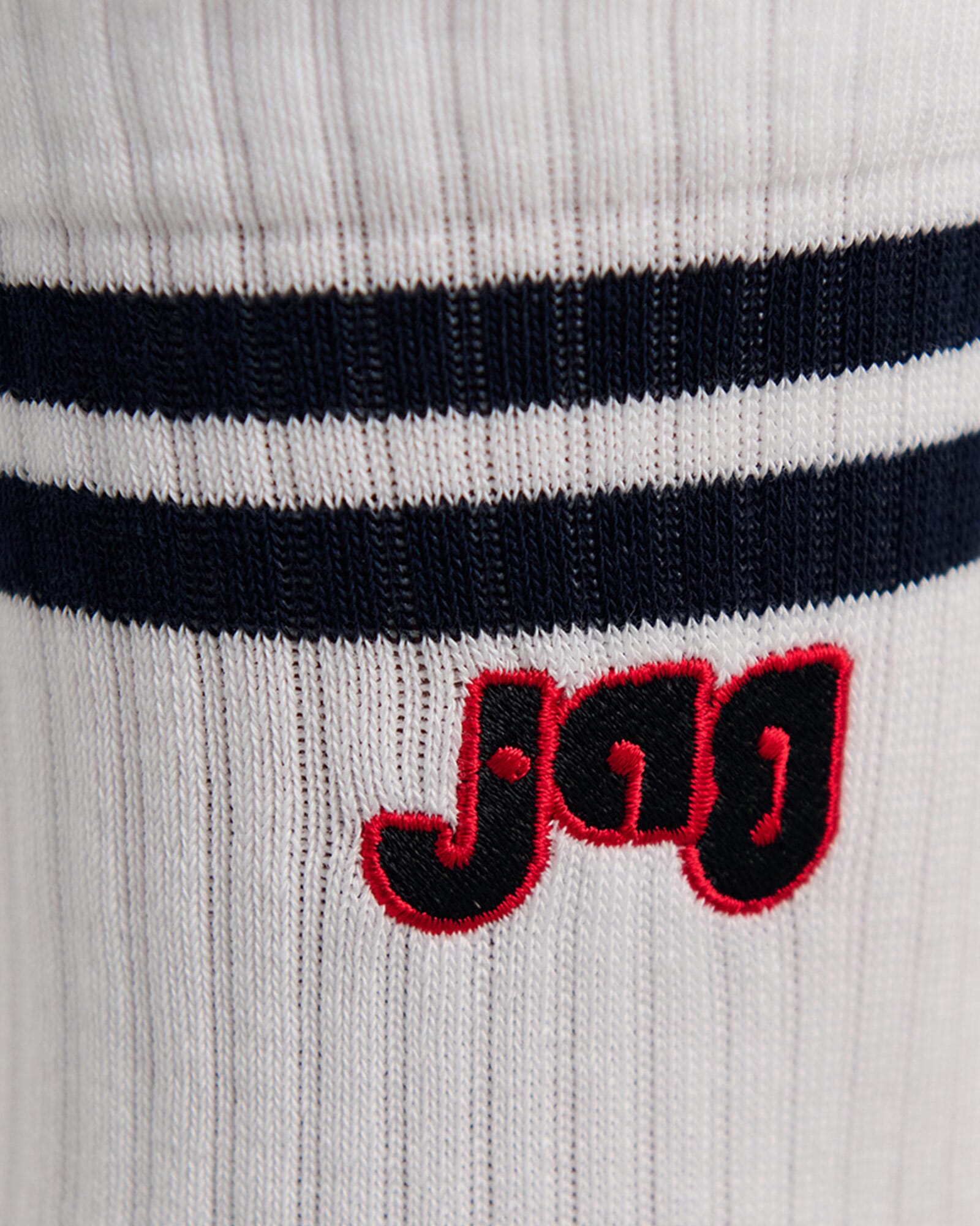 JAG jag embroidered sport sock whiteink