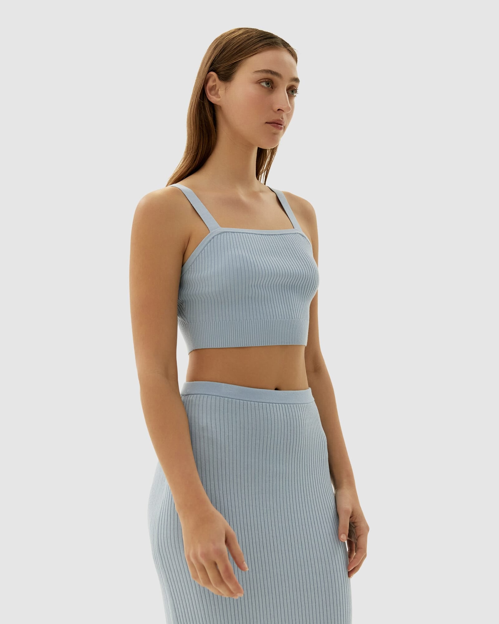 JAG sadie knit bralette powderblue