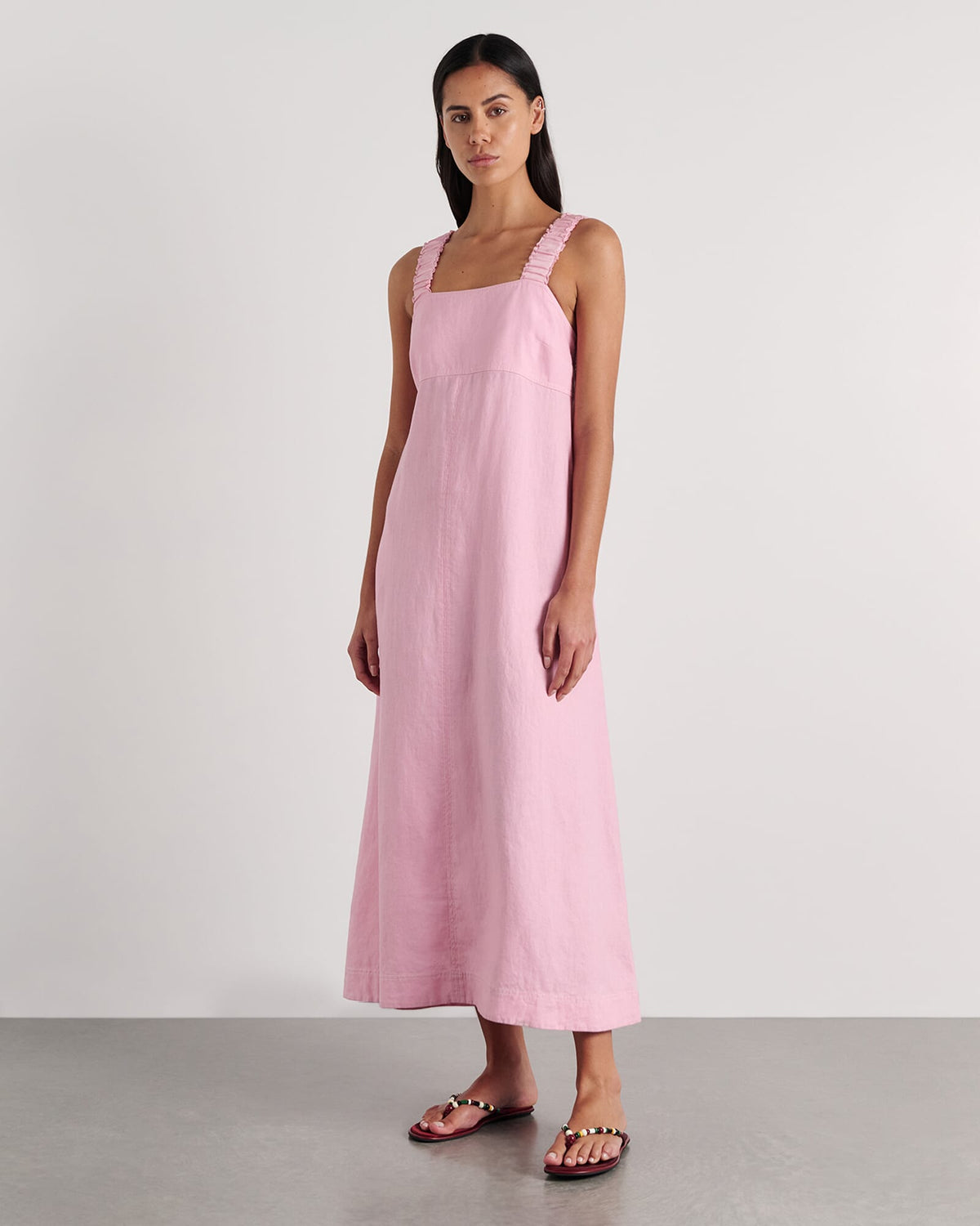 Kiki Elastic Strap Maxi Dress