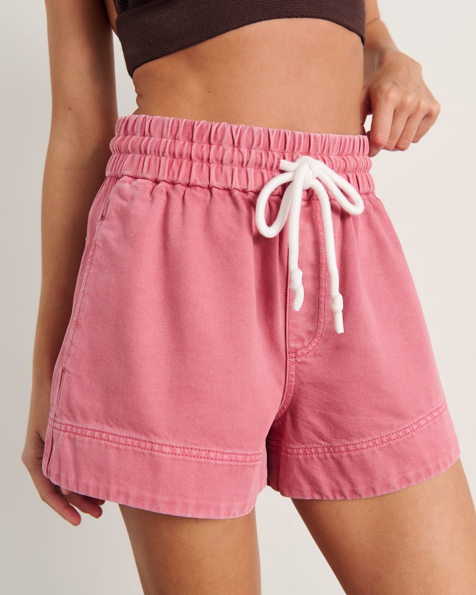 JAG loe denim short tearose