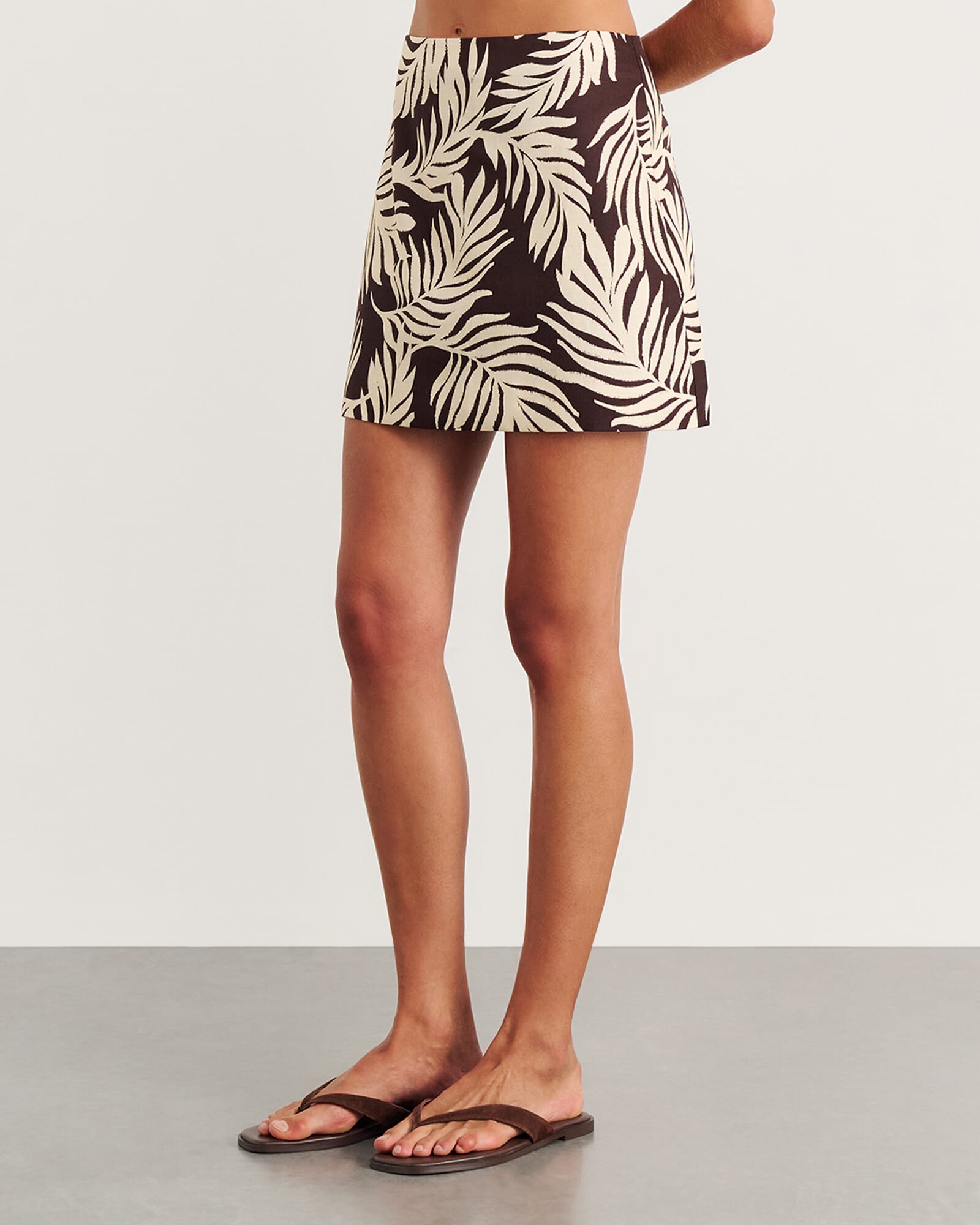 JAG roam mini skirt natural