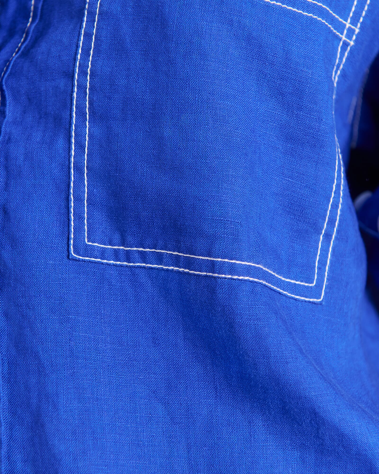 JAG gigi linen relaxed shirt cobalt
