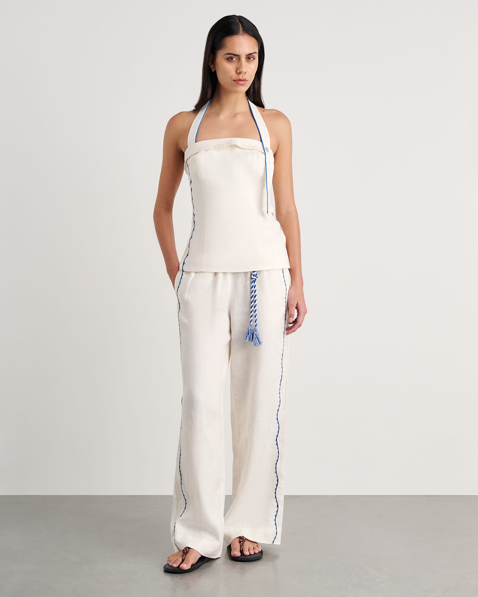 JAG seahorse halter top milk