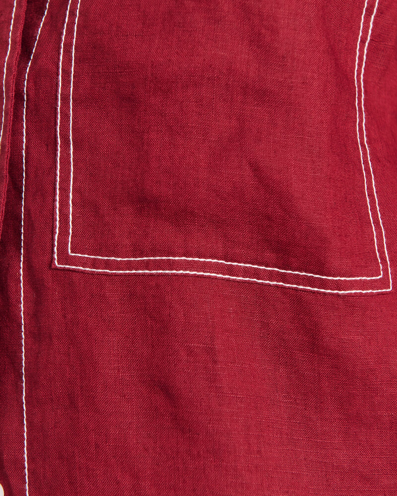 JAG gigi relaxed short sleeve shirt burgundy