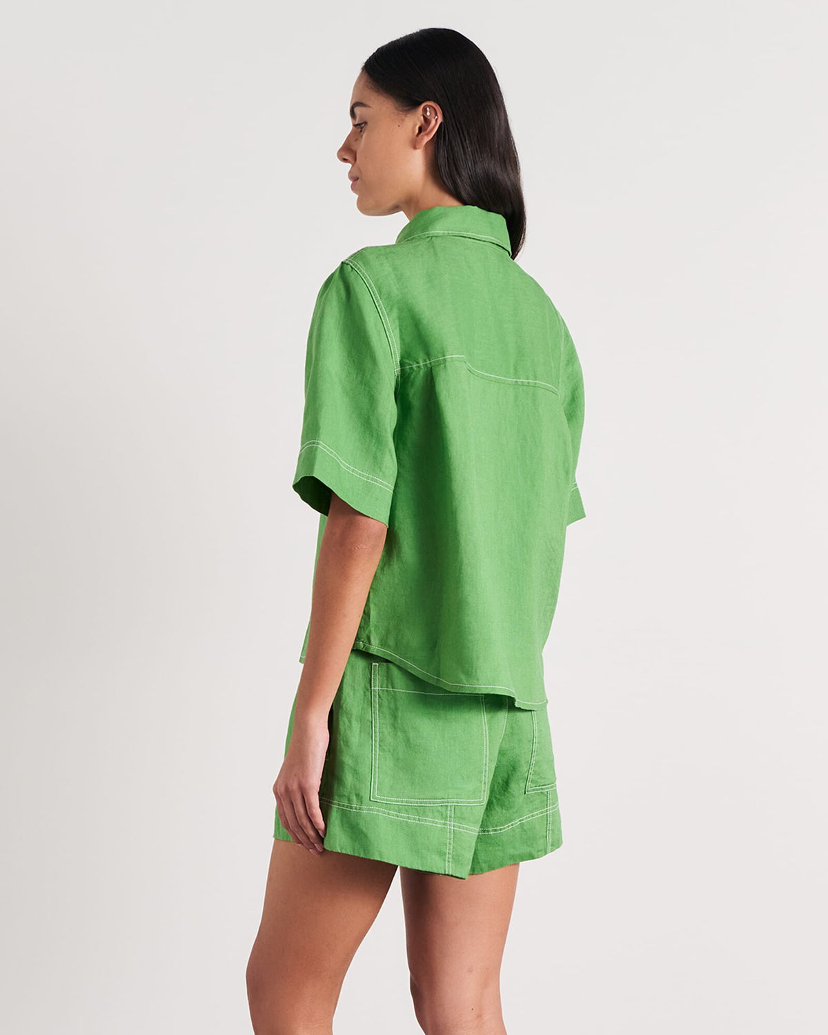 Gigi Linen Relaxed Ss Shirt