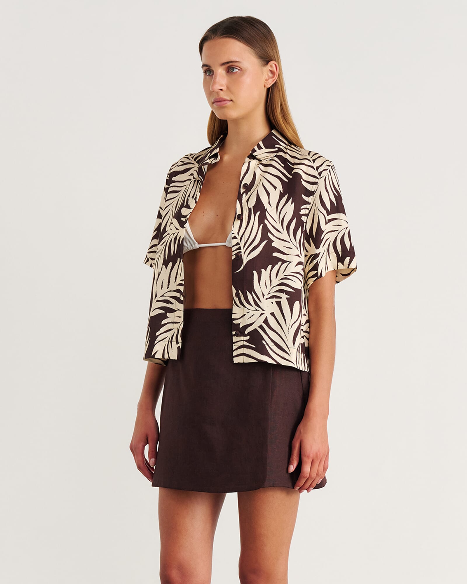 JAG roam short sleeve shirt natural