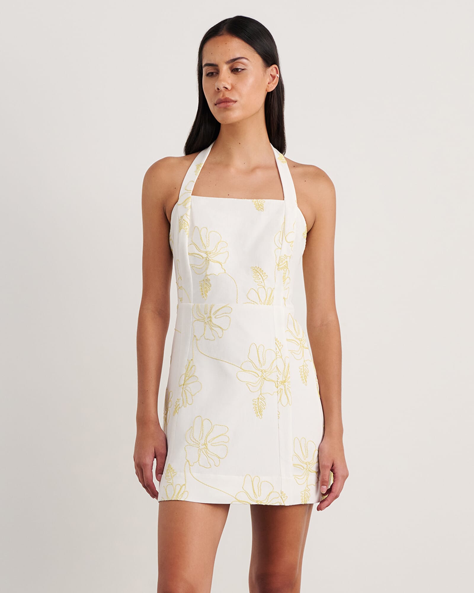 JAG cornelia mini dress citrus