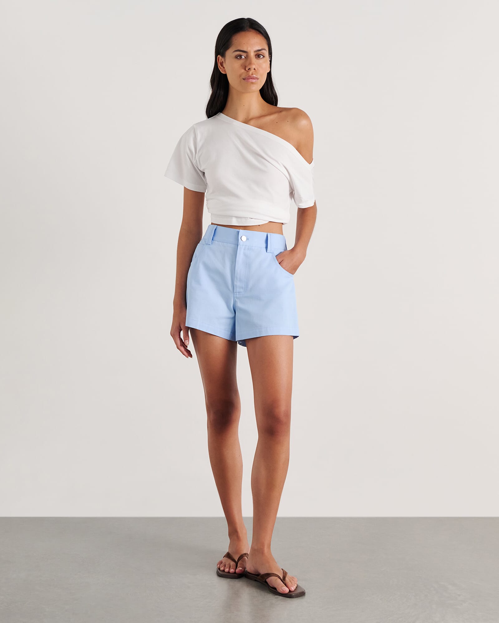 Pia Canvas A-Line Short