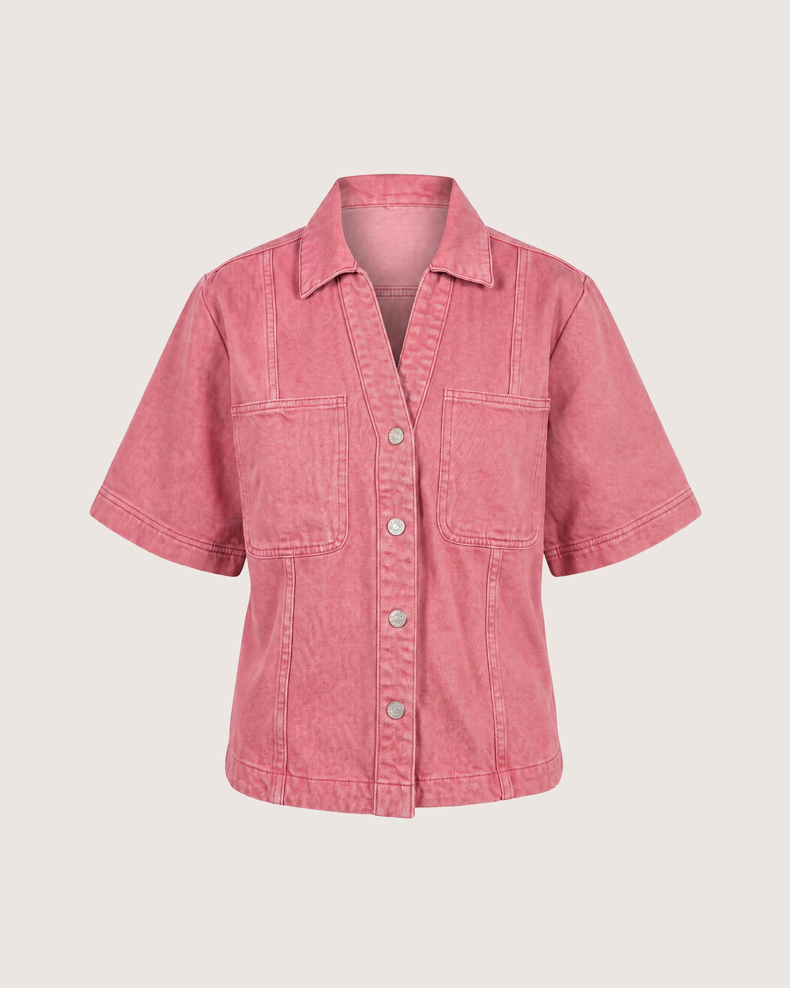 Loe Short Sleeve Shirt TEA ROSE