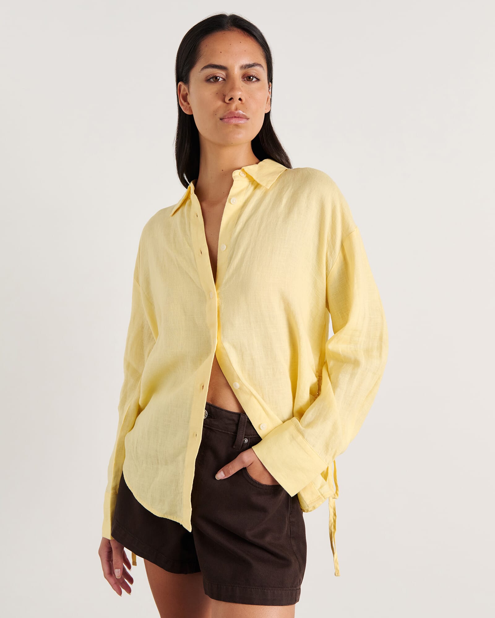 Zuri Side Tie Shirt