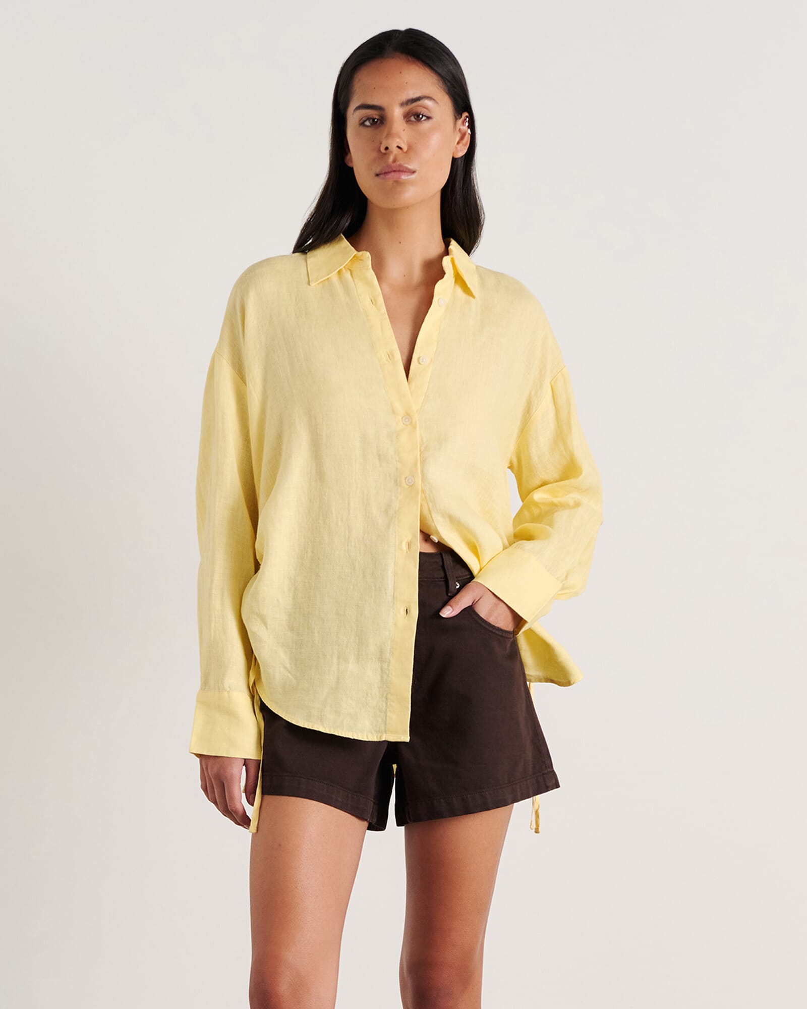 Zuri Side Tie Shirt