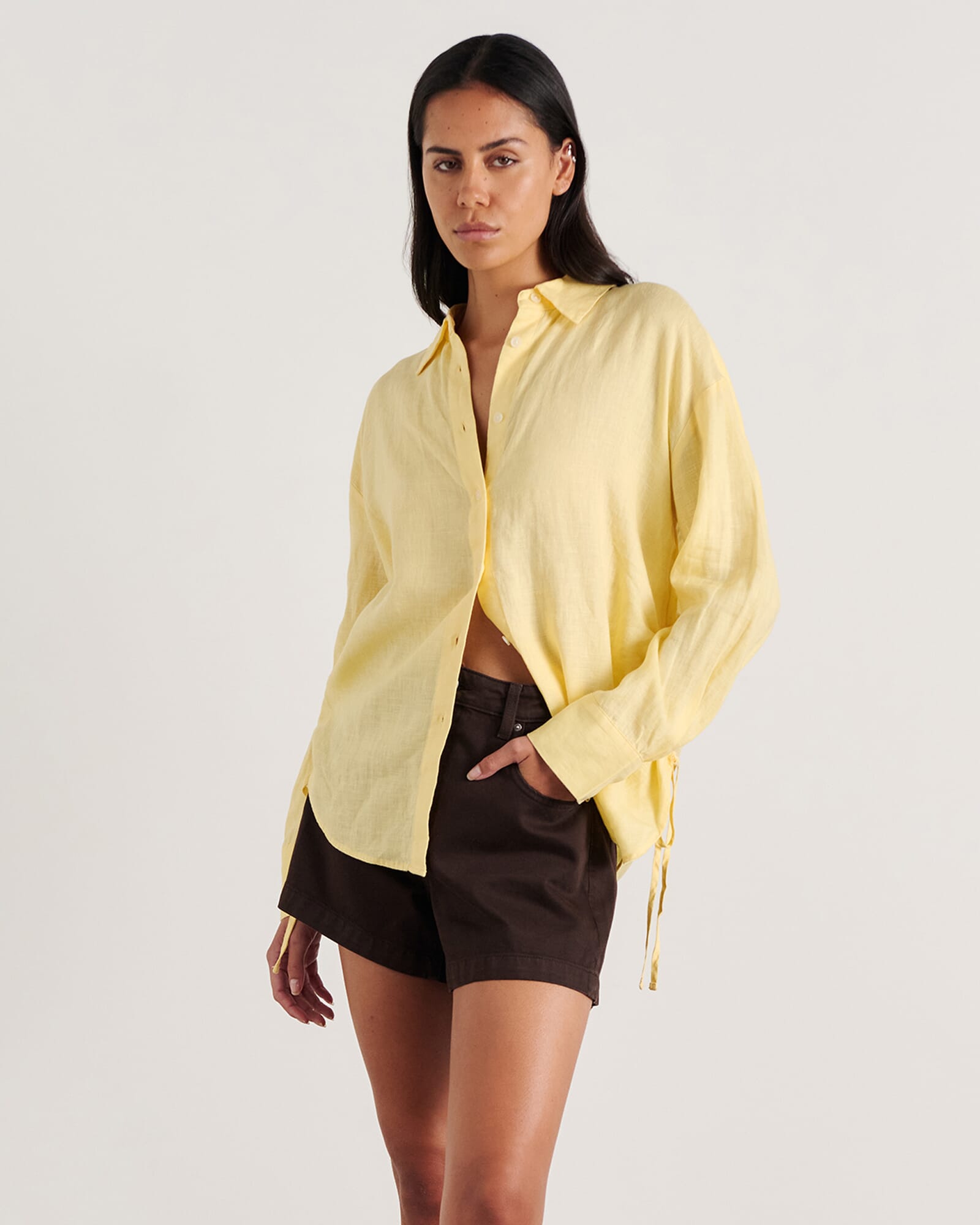 Zuri Side Tie Shirt