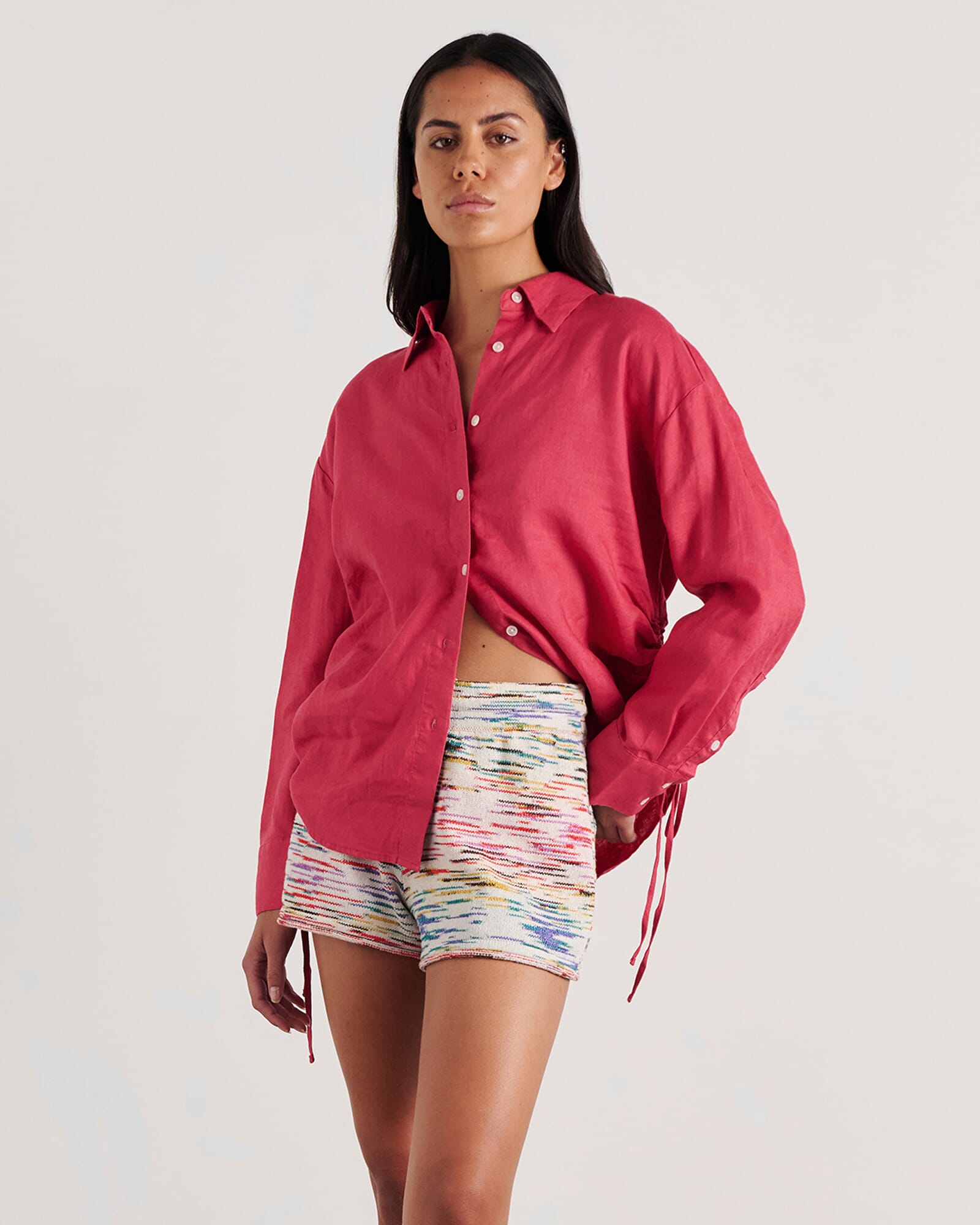 Zuri Side Tie Shirt