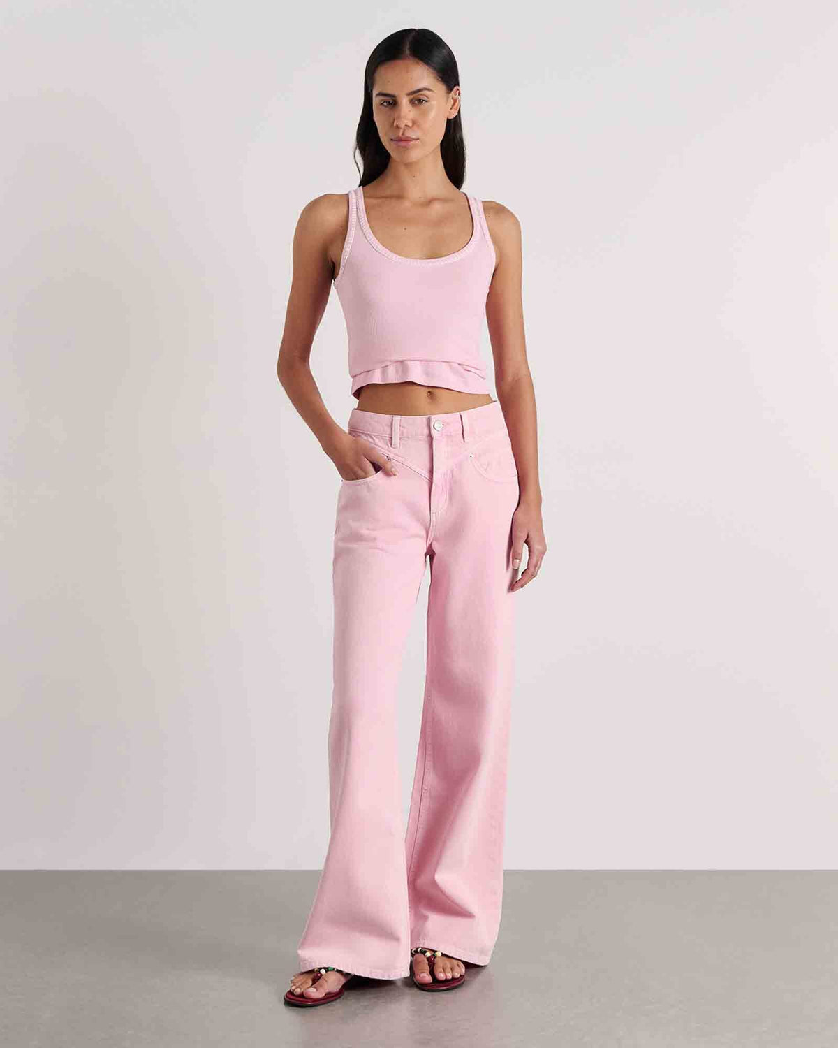 Minnie Blanket Stitch Tank