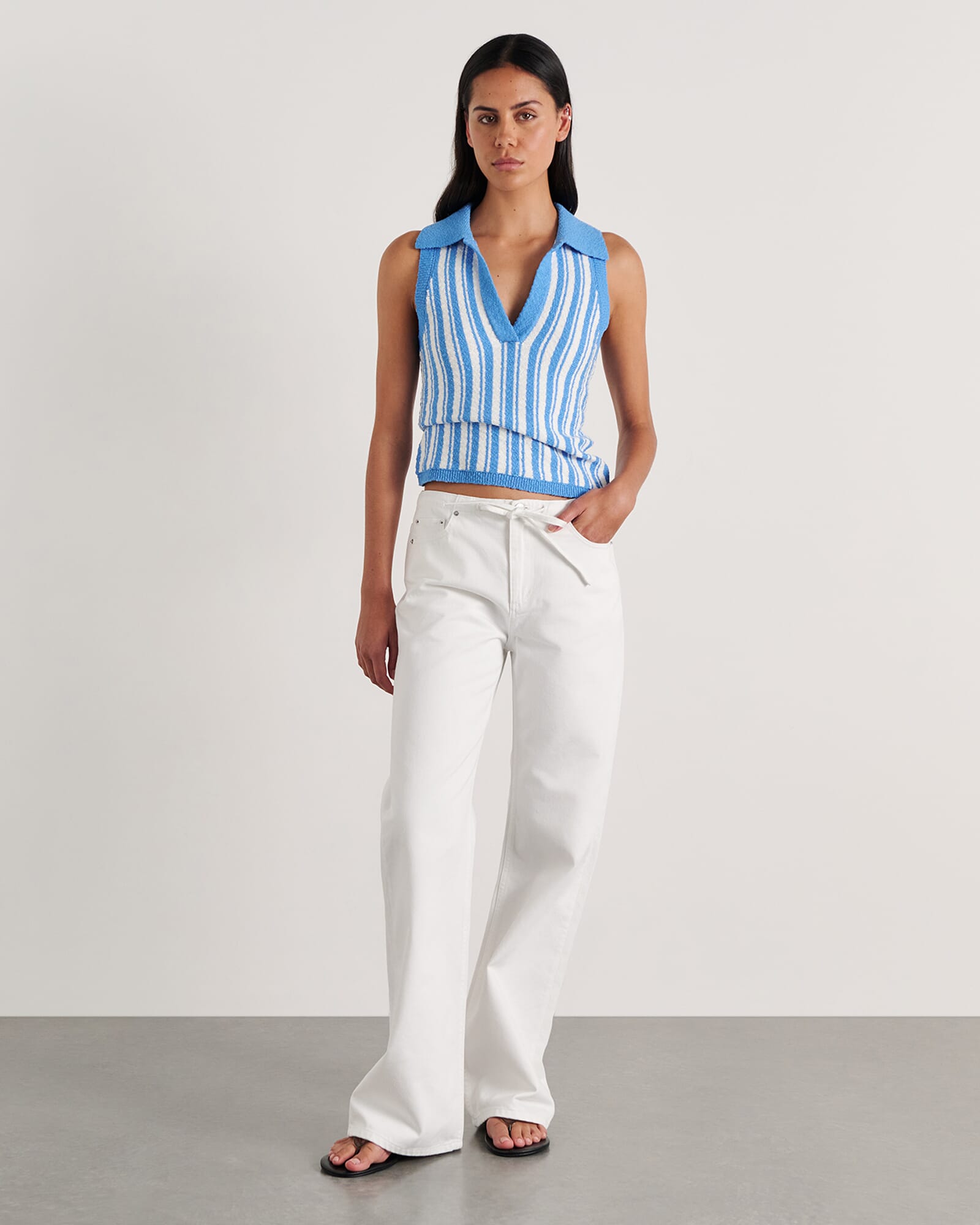 Arden Collared Top