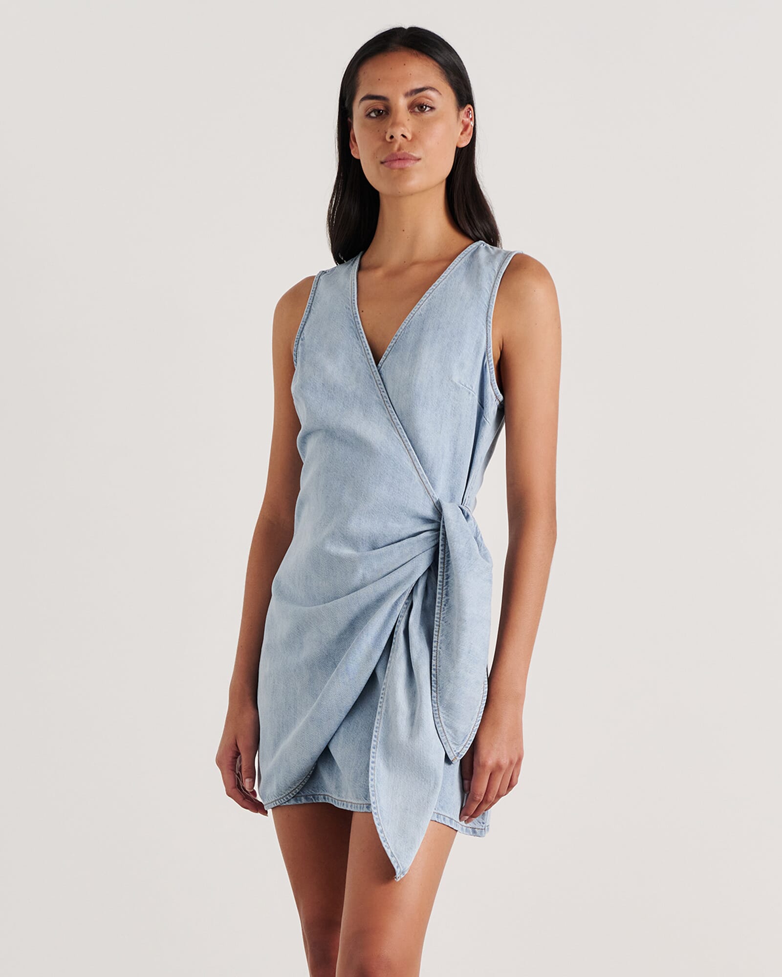 Loe Wrap Mini Dress